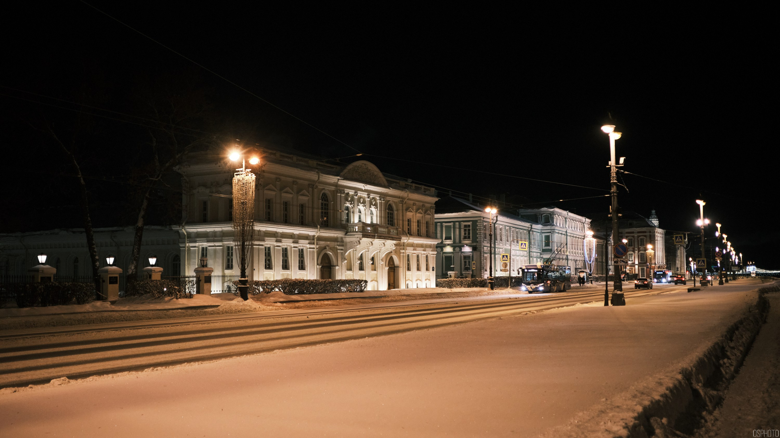 Снег и туман в Санкт-Петербурге. Фотографъ Сергѣевъ. Поймать мгновеніе