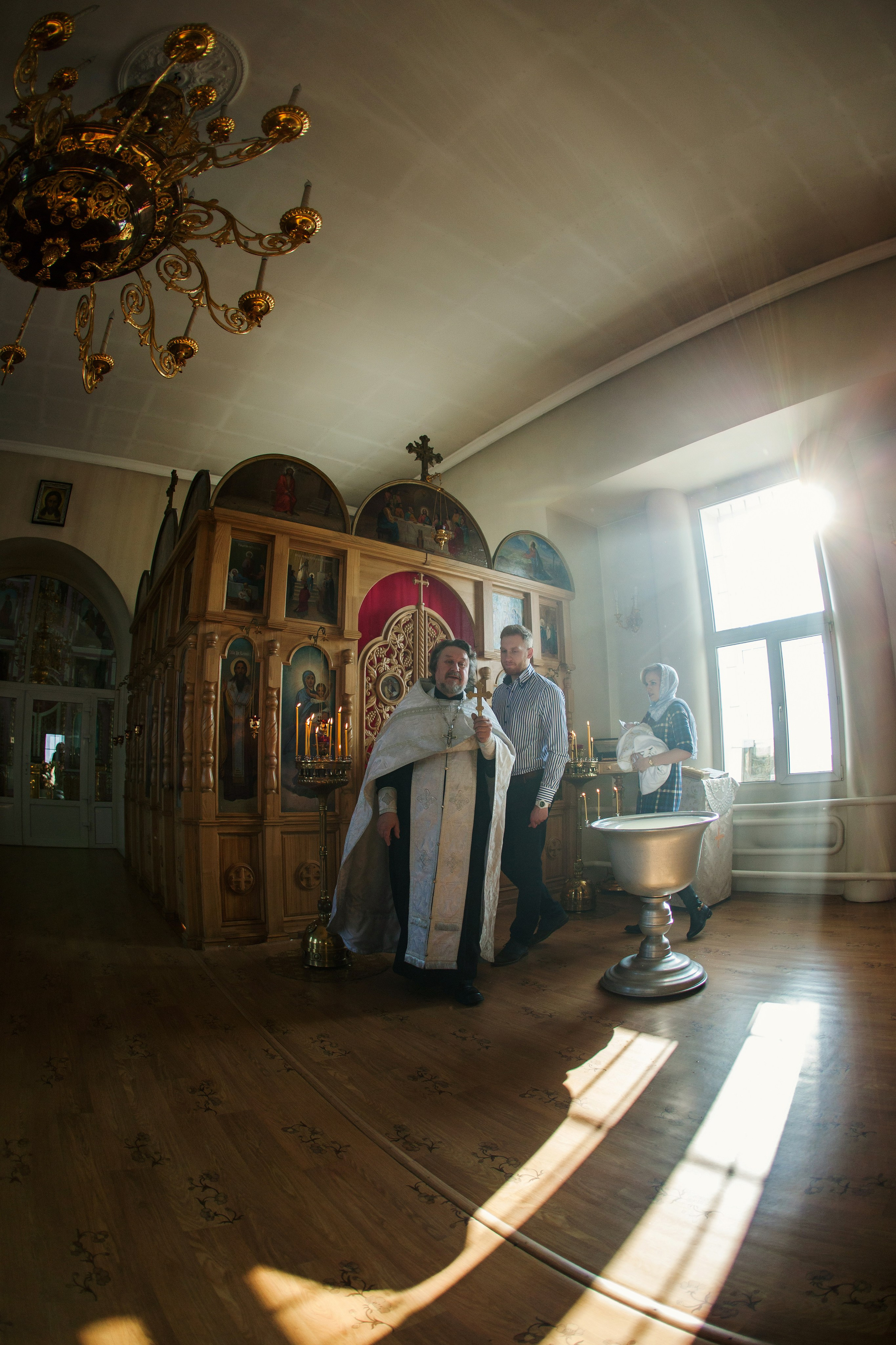 Фотосъемка церемонии крещения