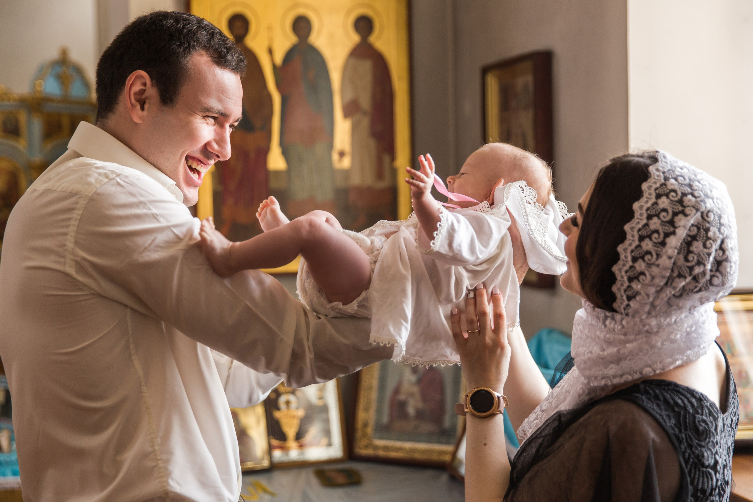 Фотосъемка церемонии крещения