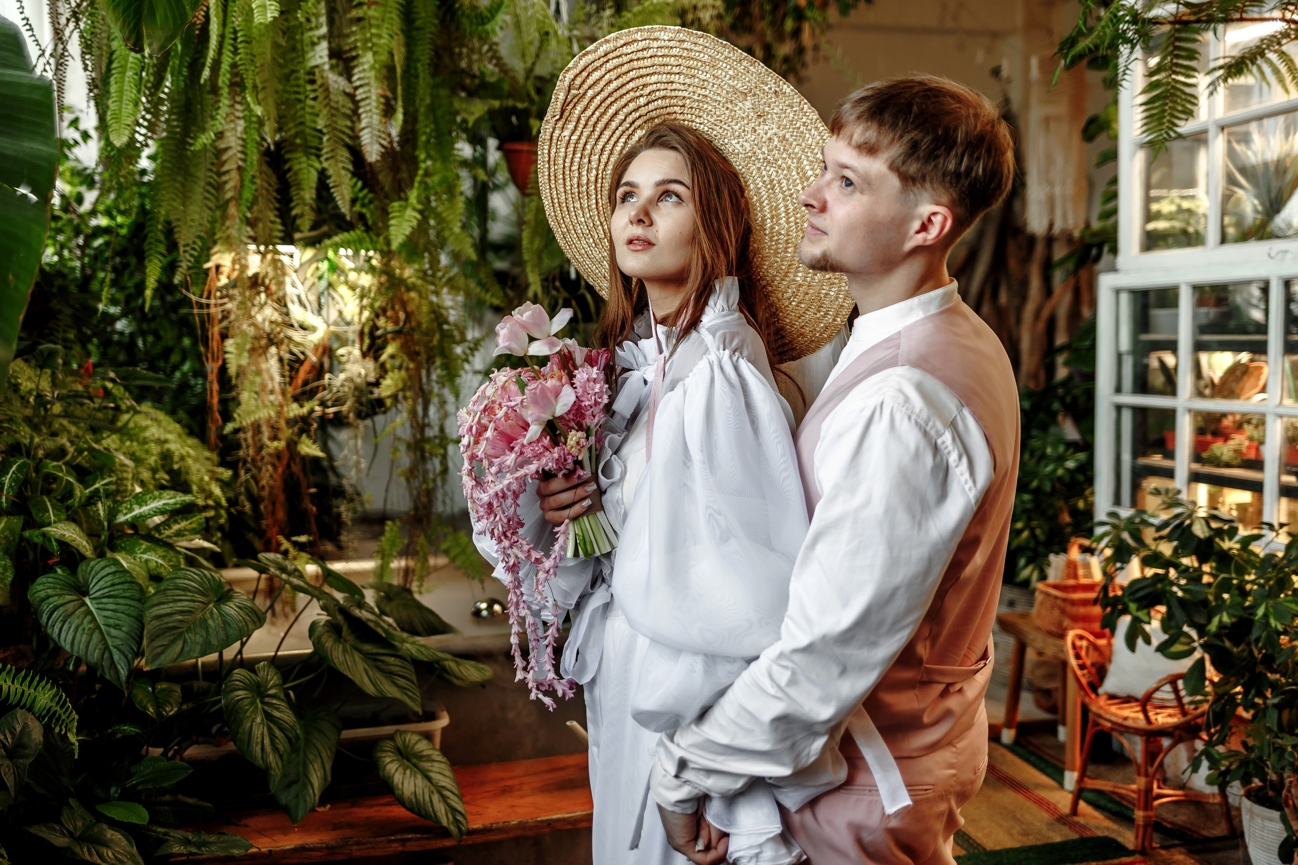 Свадебная фотосессия в Ботаническом саду — заказать в Спб