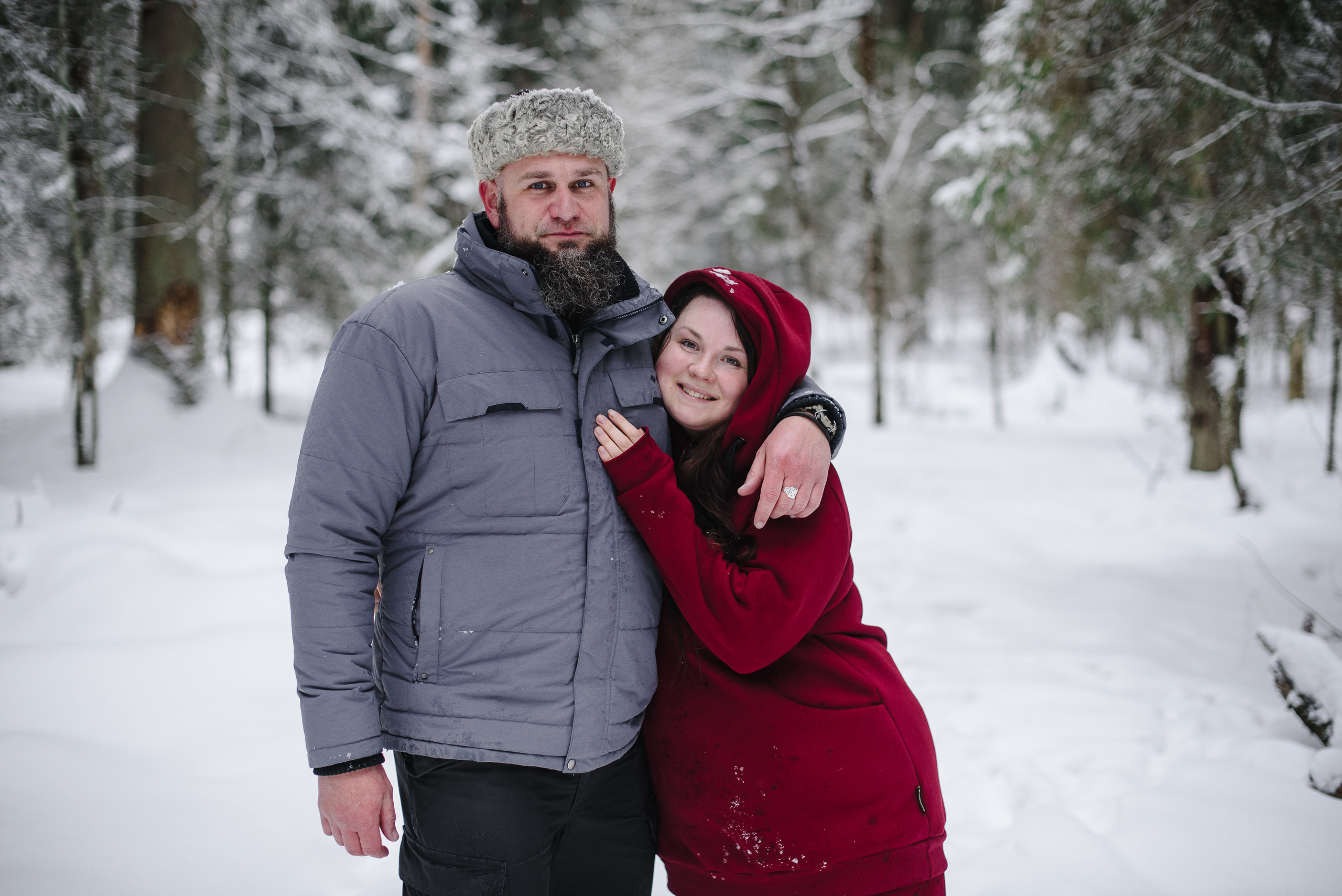 Семейная прогулка по лесу. Фотограф Денис Неместо, портрет, репортаж