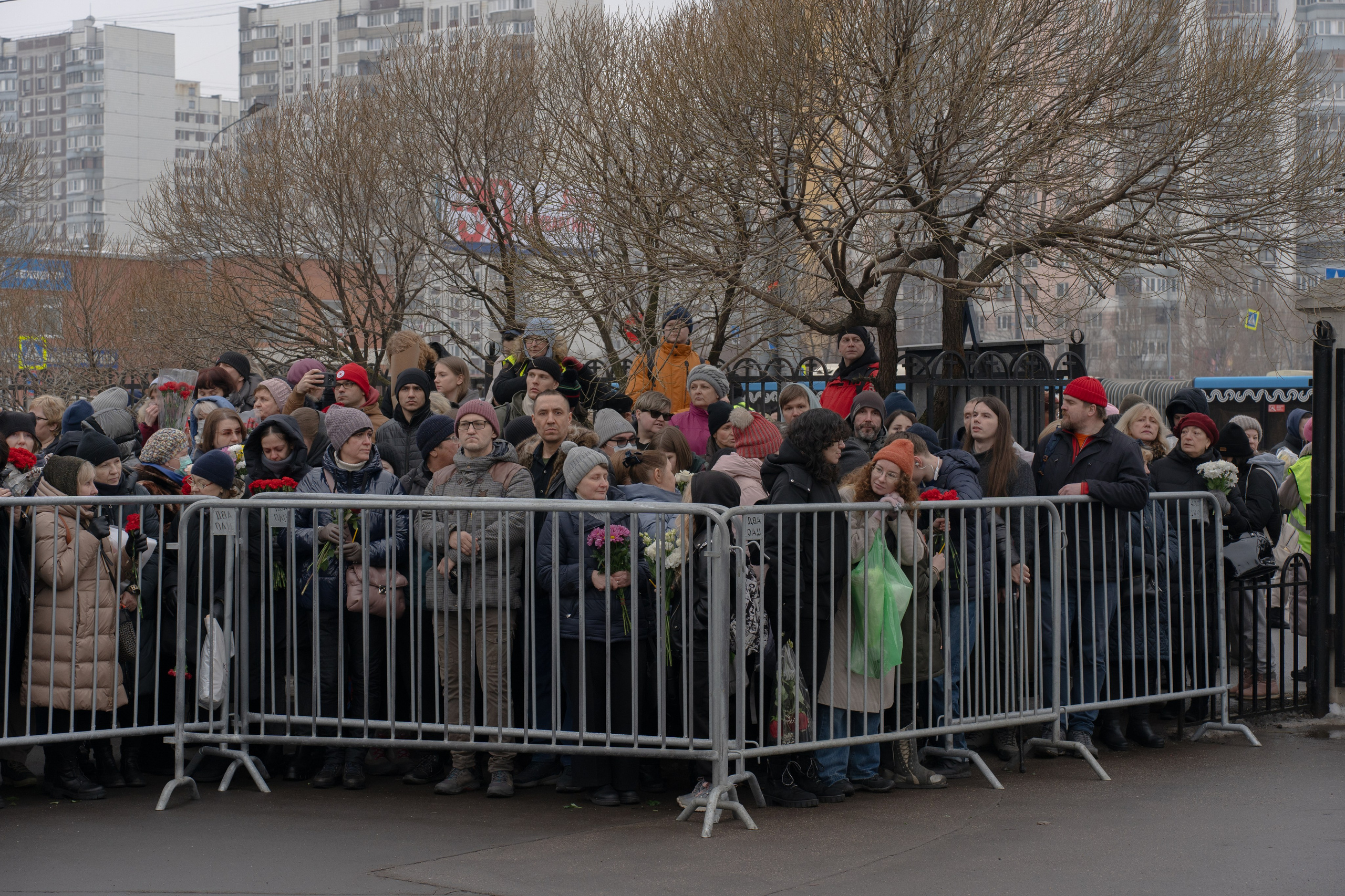 Funeral of Alexei Navalny. Ksenia Maksimova
