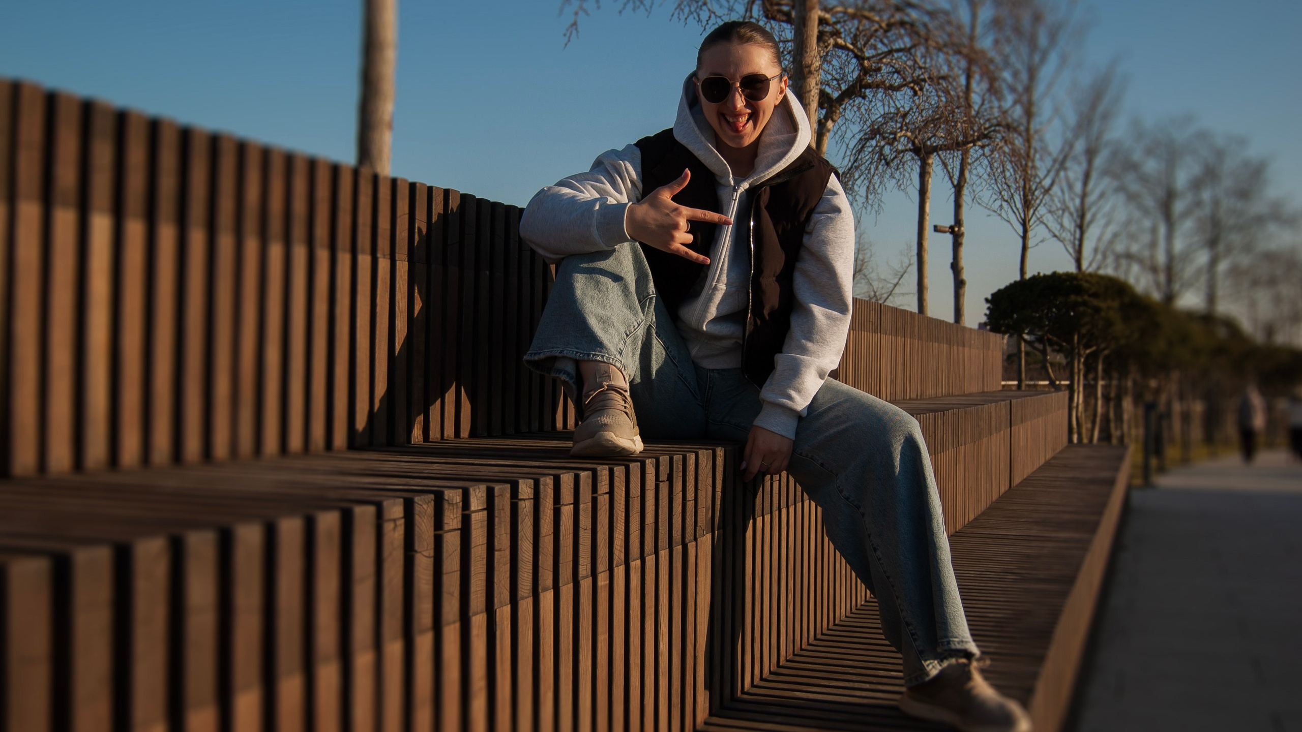 Портретная фотосессия для Леры в парке Галицкого в Краснодаре. Портретный фотограф в Краснодаре Слава Никитин