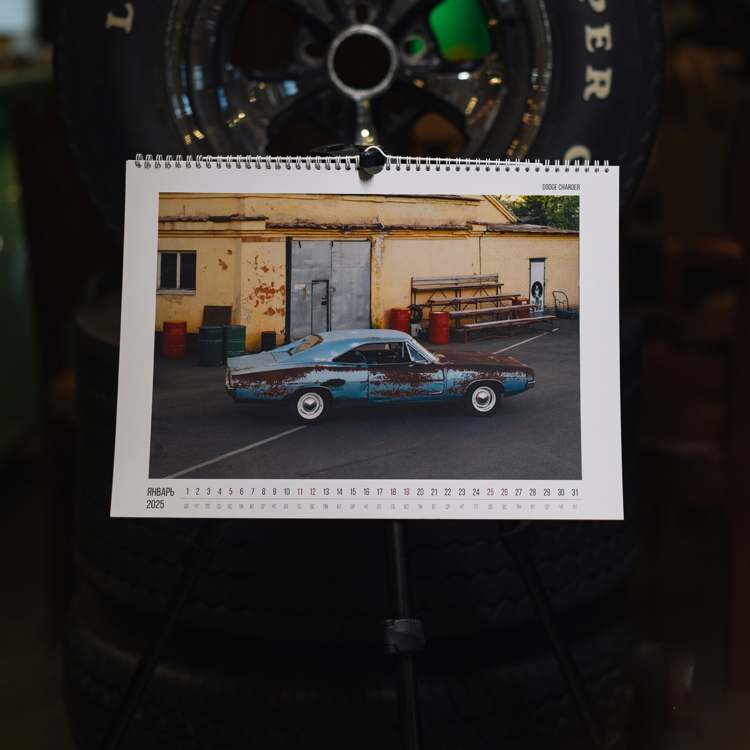 Календарь на 2025 год «USA» со старыми американскими автомобилями. Автомобильный фотограф Антон Цырулев