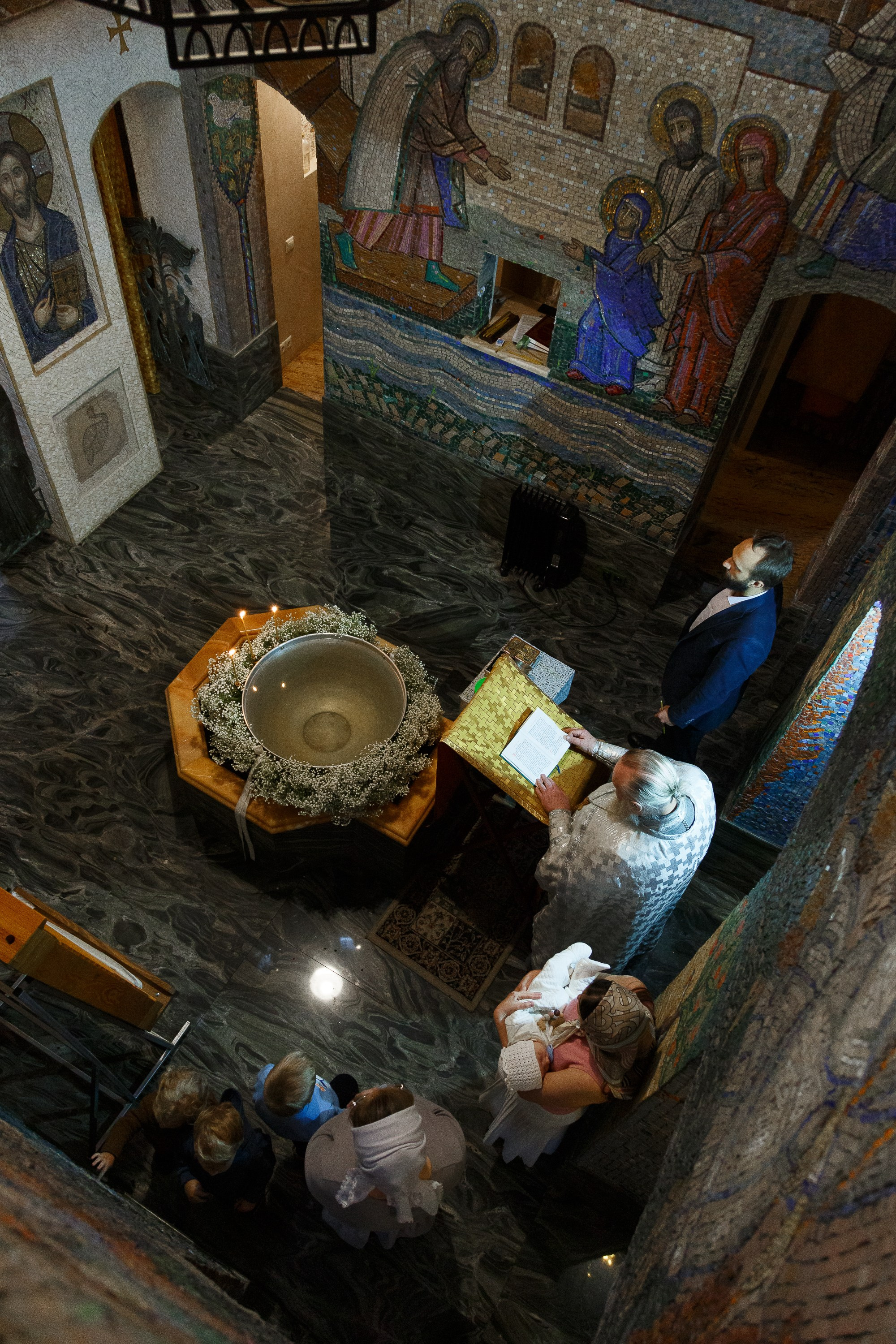 Крещение в храме Благовещения Пресвятой Богородицы