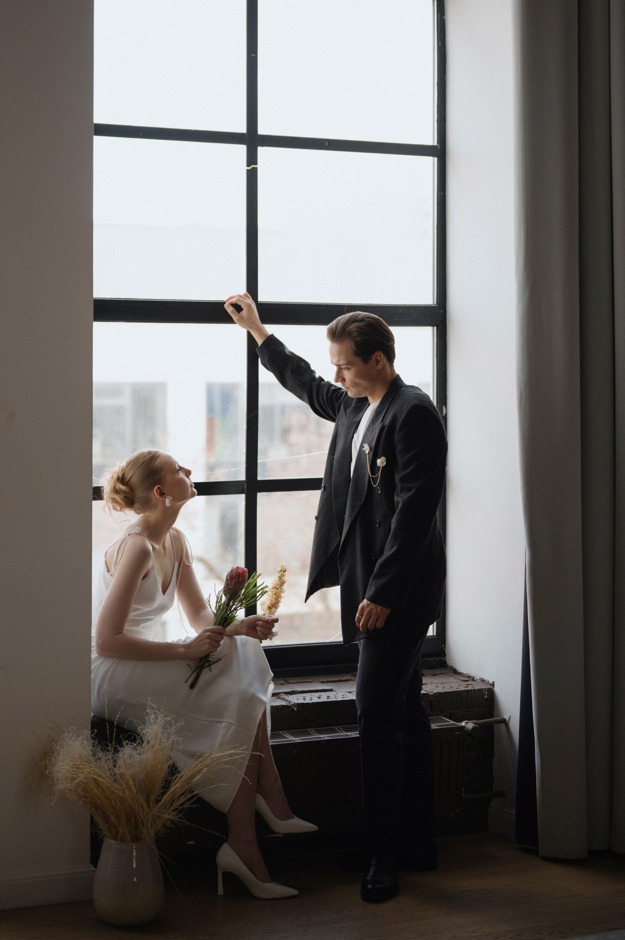 Свадебная фотосессия в студии. Анна Гончарова свадебный и репортажный фотограф в Москве