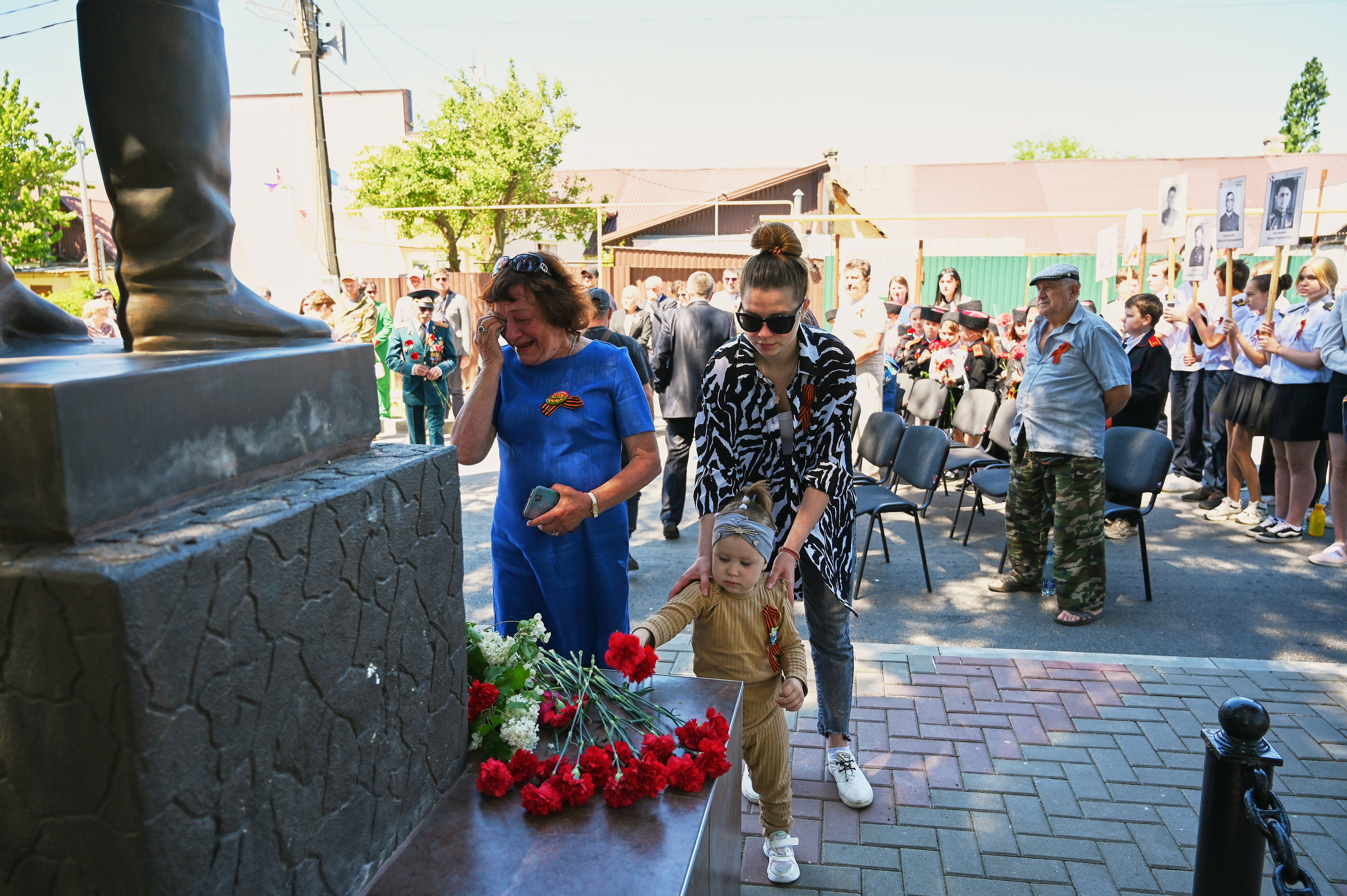 Митинг в с. Виноградное. Жизнь курорта Кабардинка в фотографиях