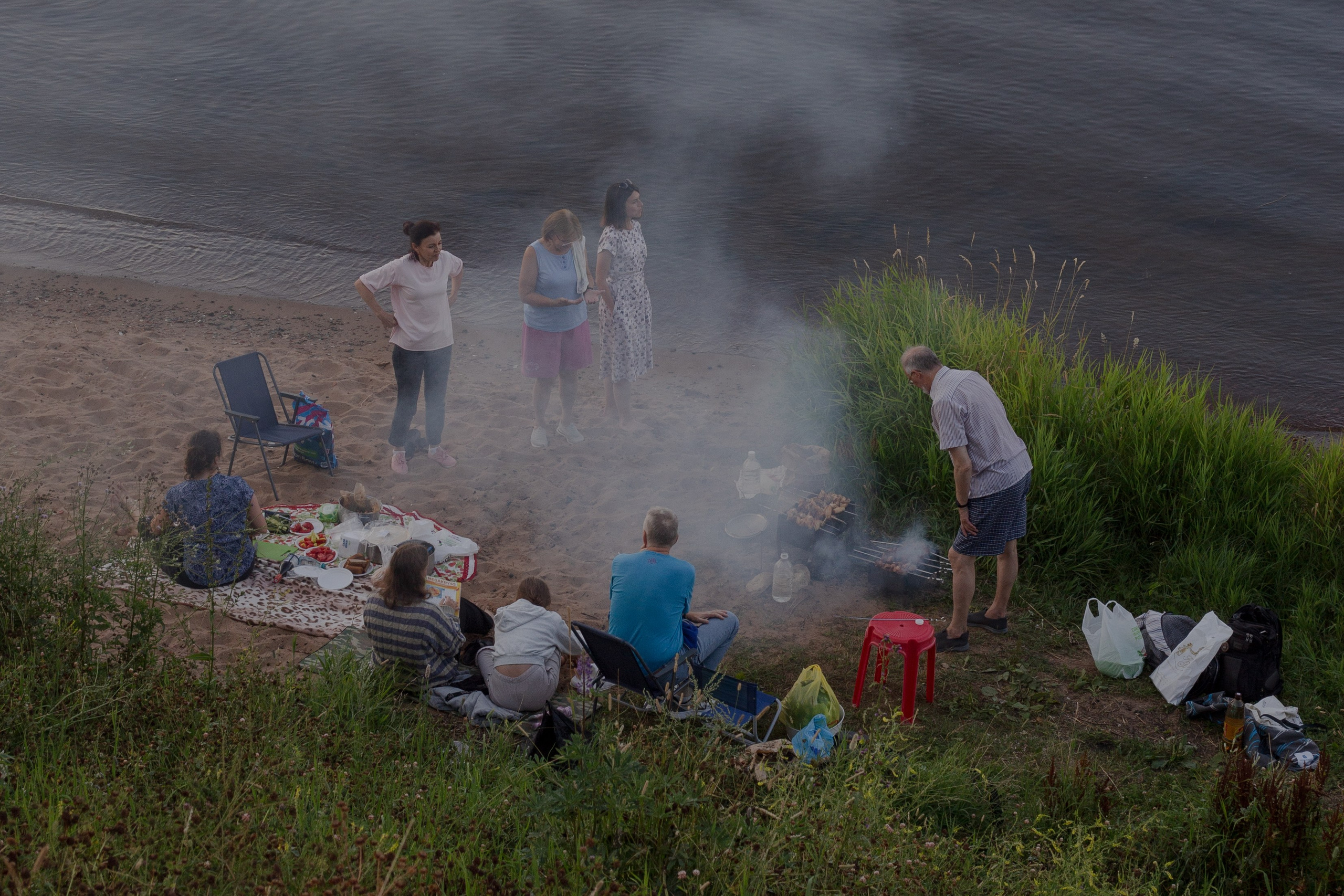Fruits still falls from apple trees. Kristina Sergeeva