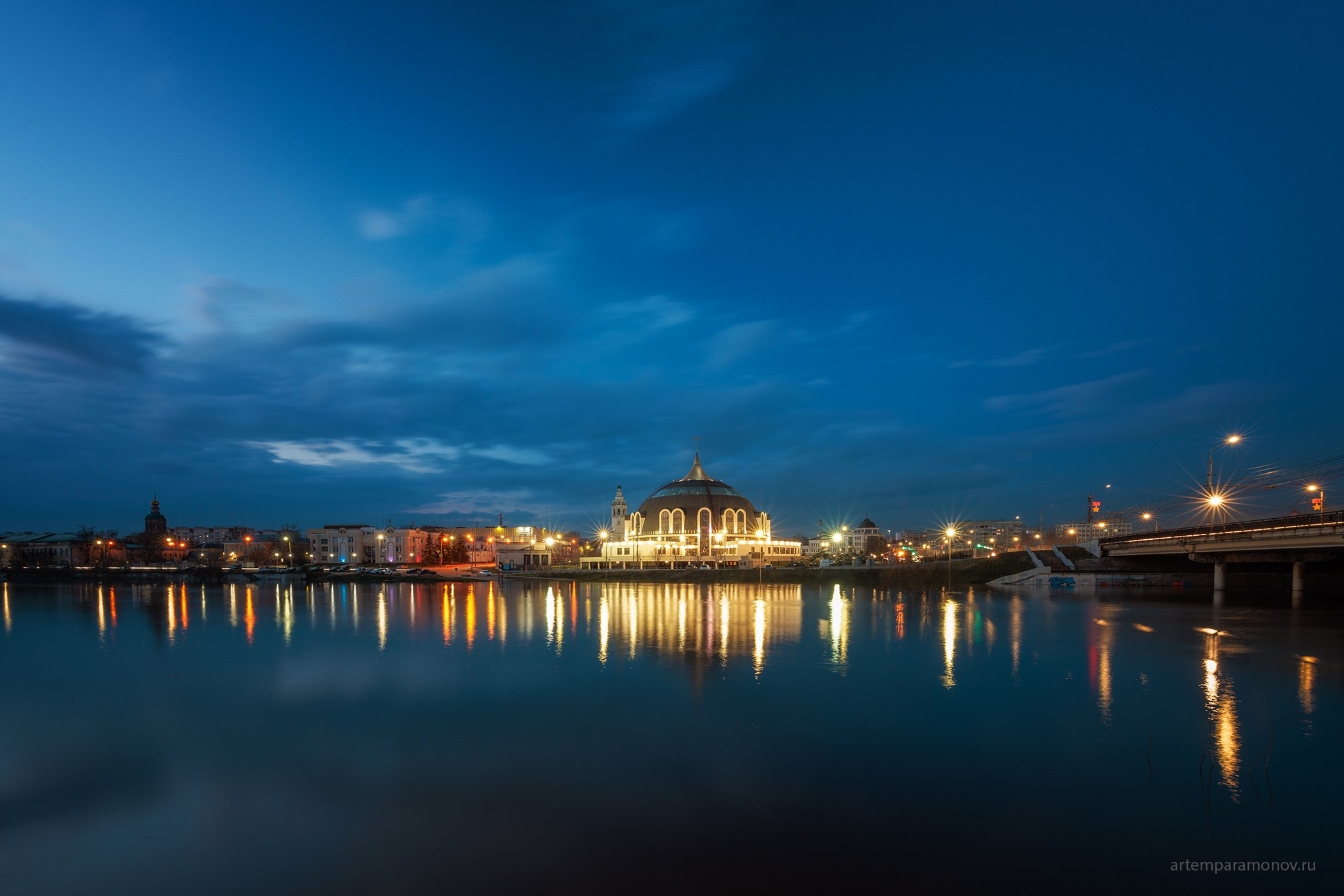 Тула. Центр. Упа разлилась. Фотохудожник Артём Парамонов