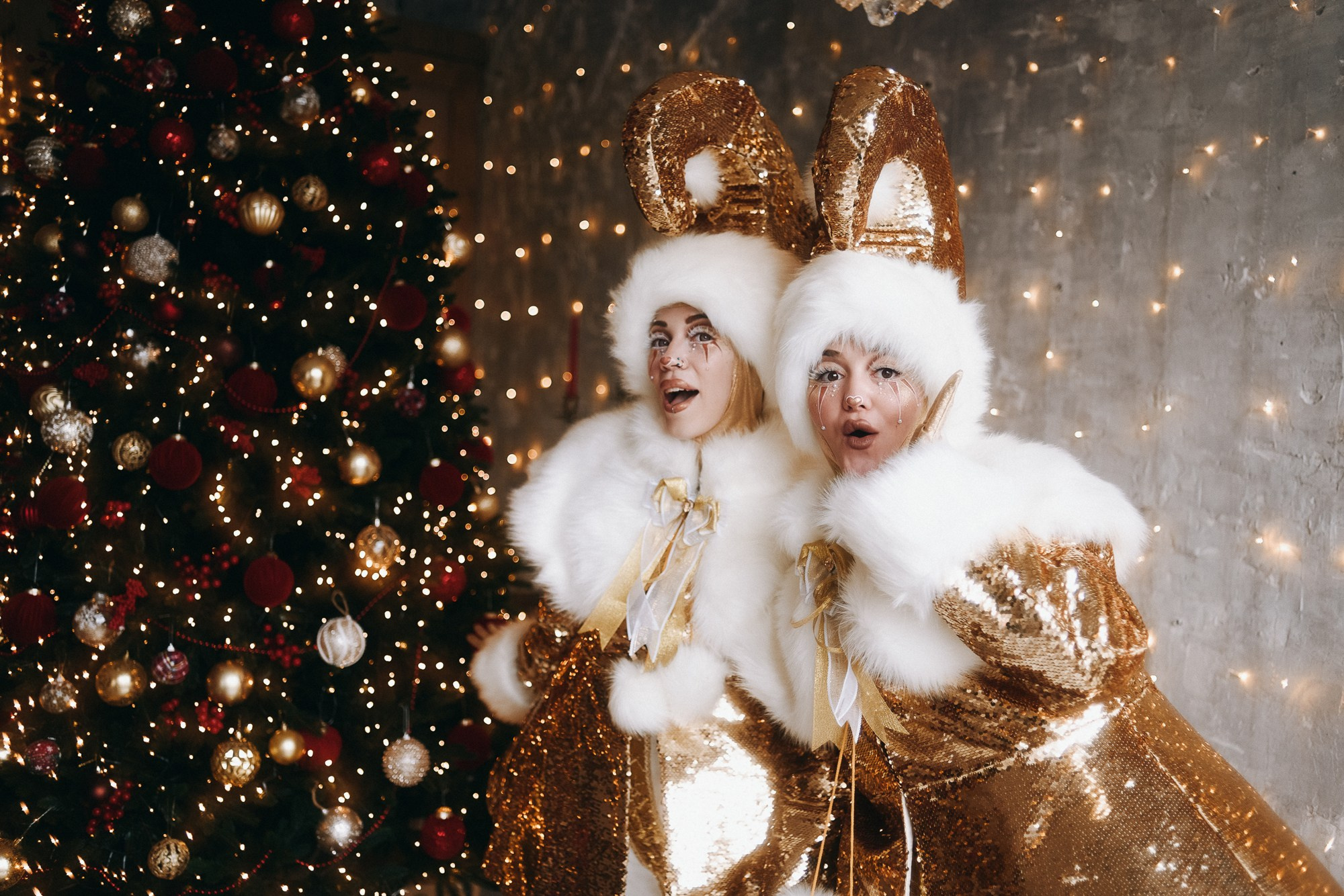 Новогодняя креативная фотосессия в Тюмени | Фотограф Дарья Мустафина. Портретный фотограф Тюмень Дарья Мустафина