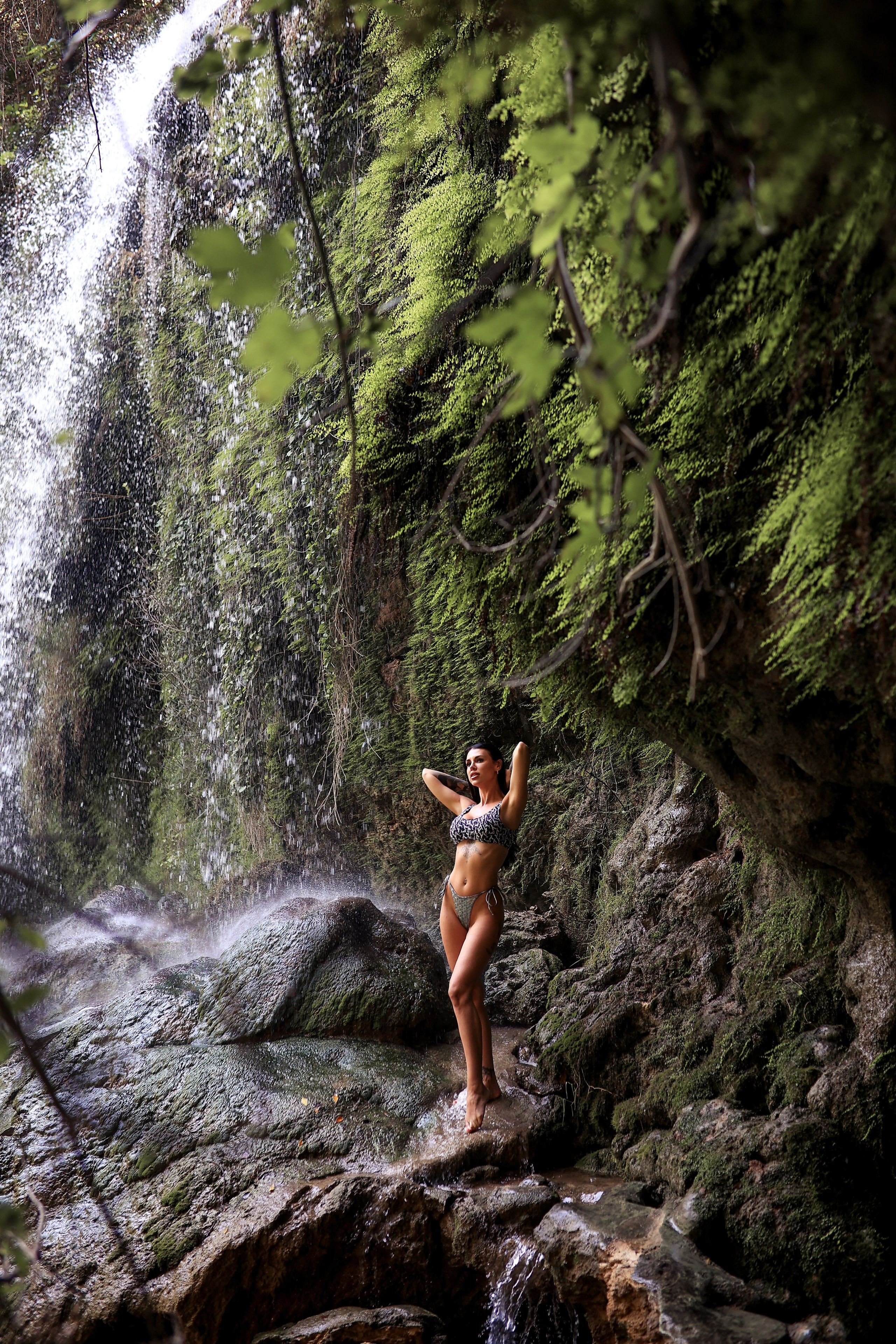 Photoshooting at Kurshunlu waterfall