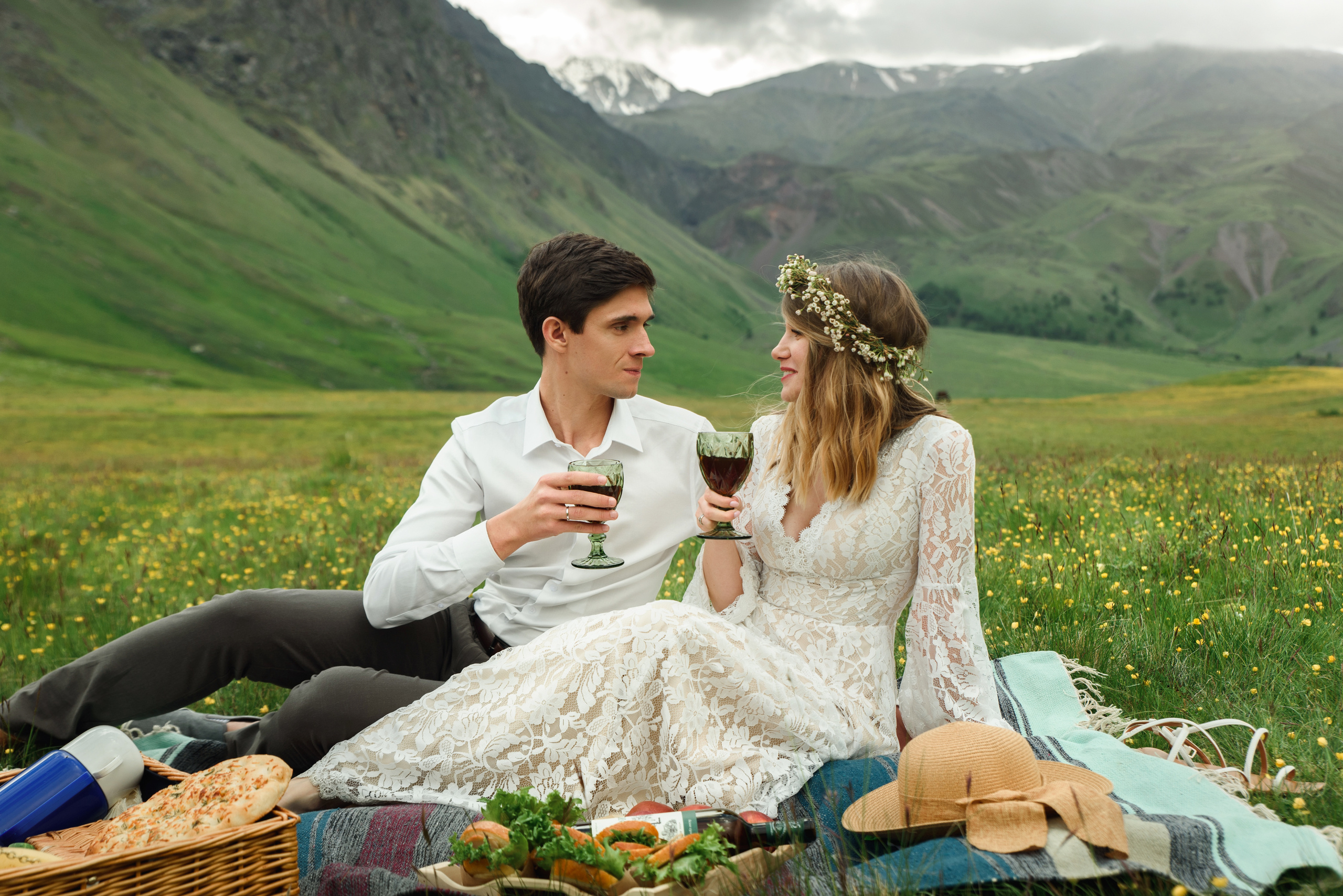 Свадьба в Приэльбрусье (Илья и Ирина). Свадебный и travel фотограф в Волгограде, Сочи, Домбае, Европе