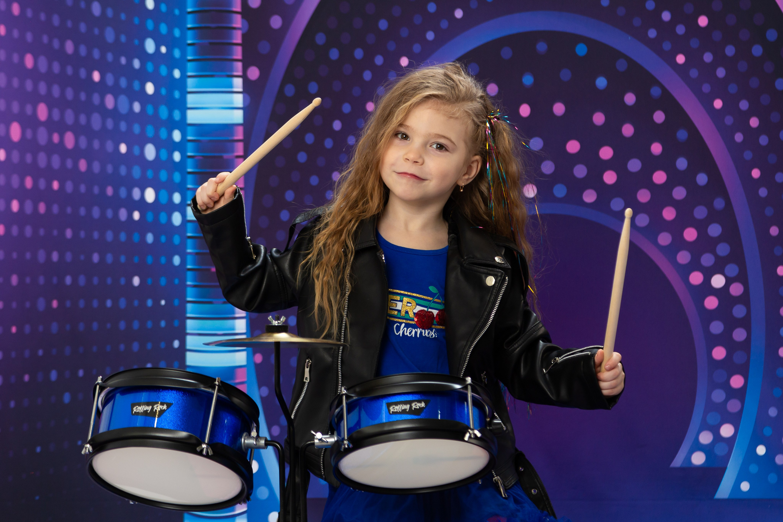 Фотопроект «Rock Star» для детских садов и начальной школы. Фотограф Наталья Наконечная. Фотостудия «Ай-Би-эН»