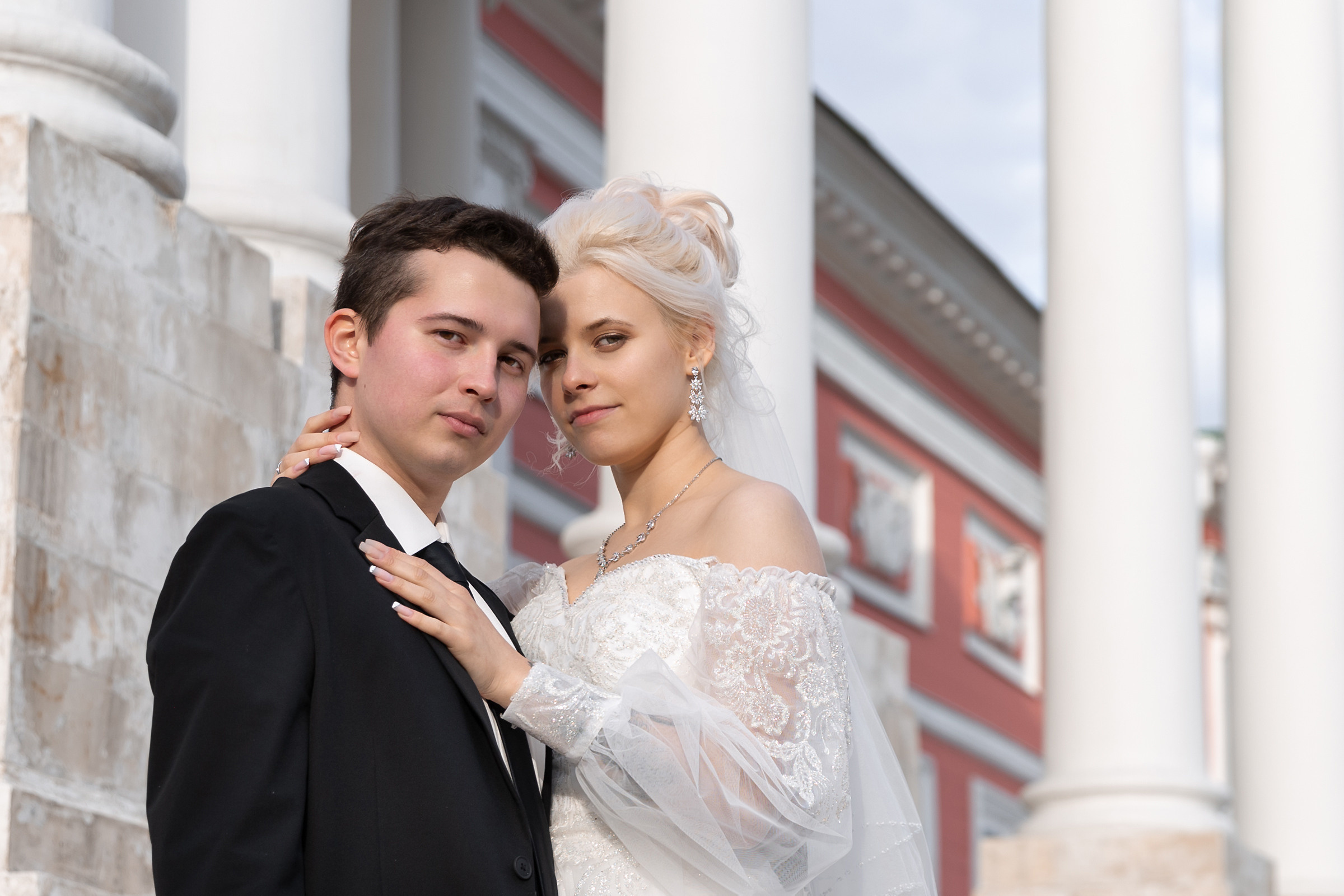 Владимир и Ирина. Свадебная фотосессия в Кусково. Свадебные фотографы в Москве: Денис и Елена Пройдовы