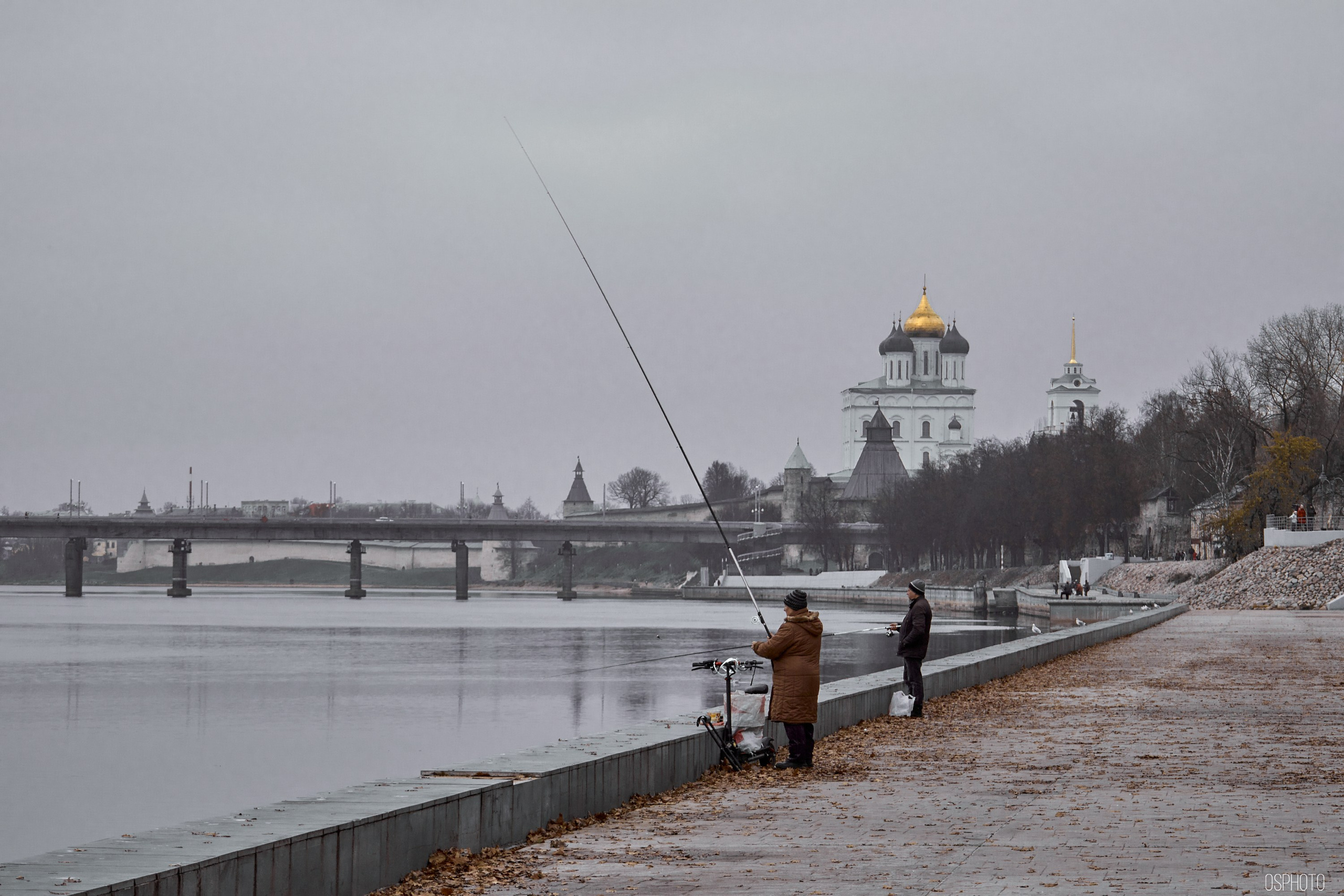 Псков. Ноябрь. Фотографъ Сергѣевъ. Поймать мгновеніе