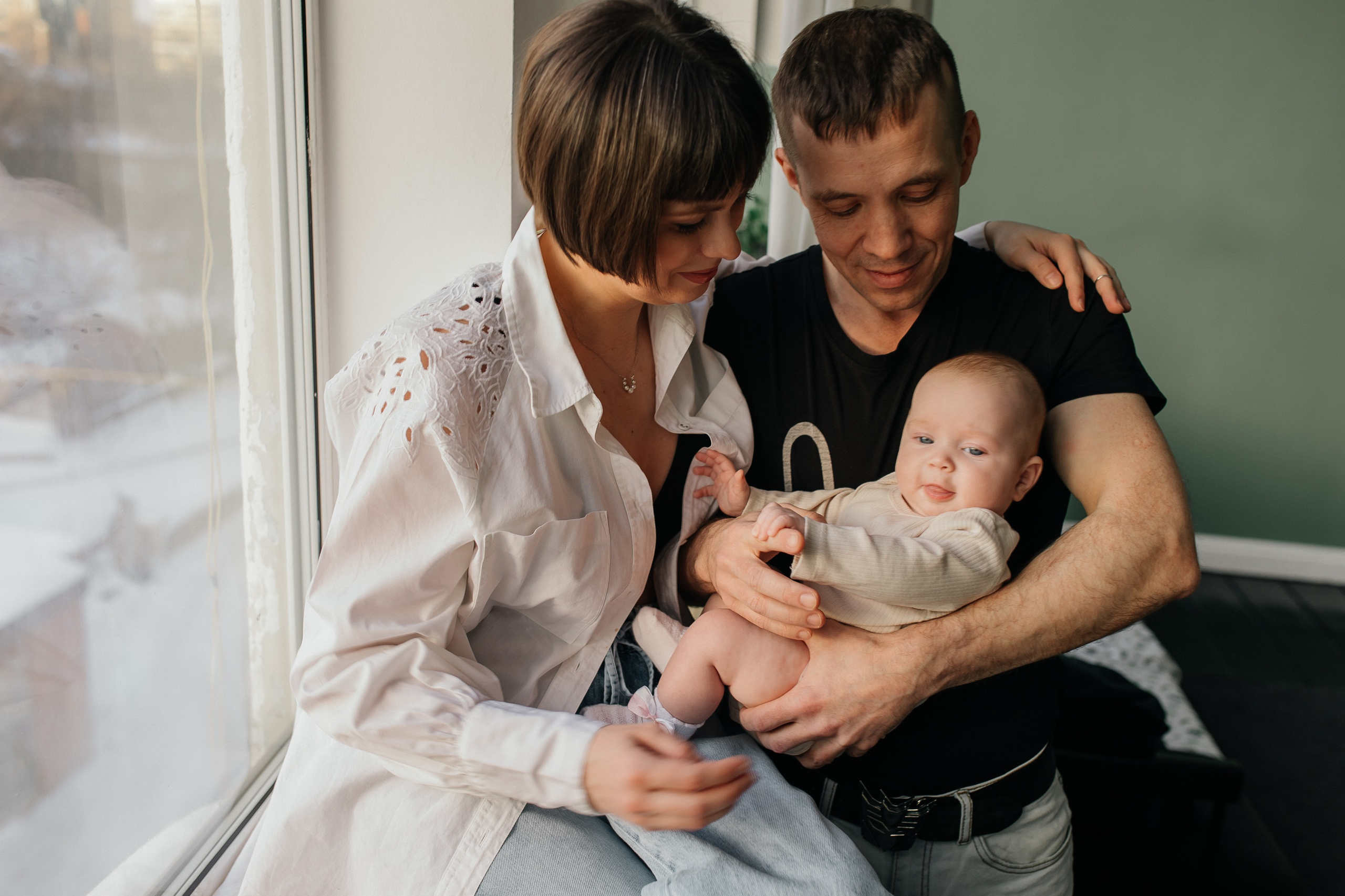 Домашняя фотосессия новорожденного. Фотограф новорожденных Екатеринбург