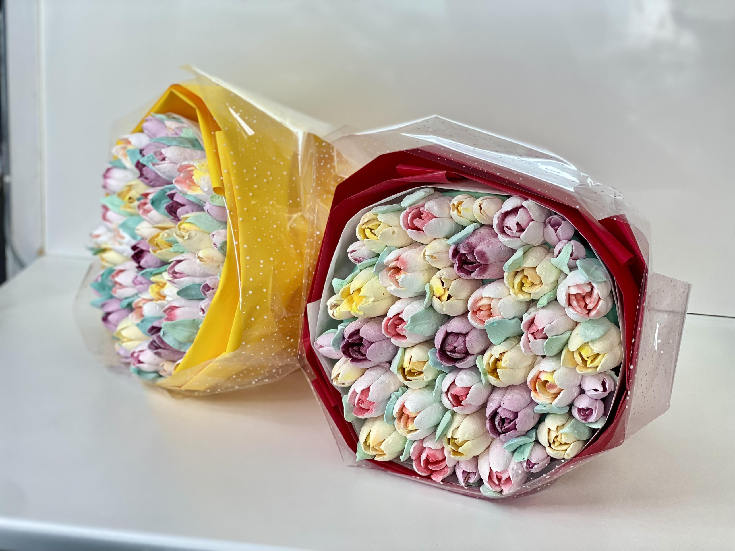 Букеты. Katyasugarsugar капкейки, зефир, торты Москва