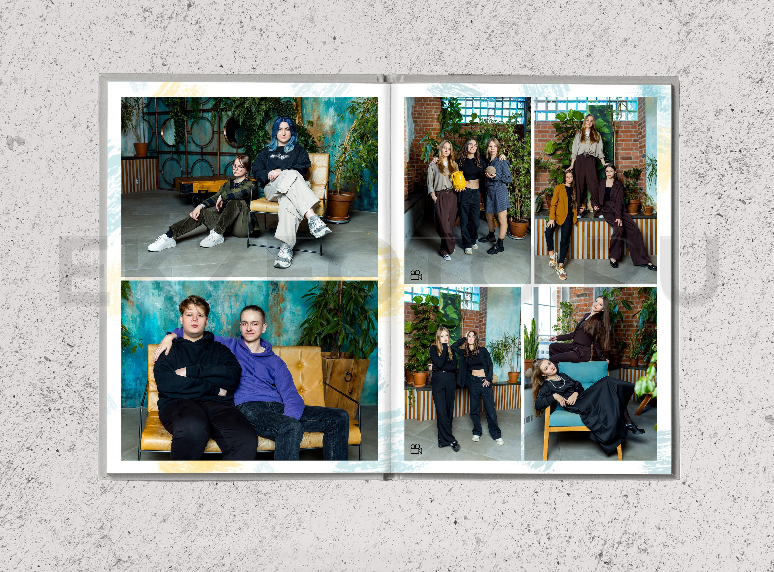 СТУДИЙНАЯ ФОТОКНИГА ВЫПУСКНИКА ШКОЛЫ 21×30 СМ 10 РАЗВОРОТОВ. Фотограф Екатерина Зайкова в Санкт-Петербурге