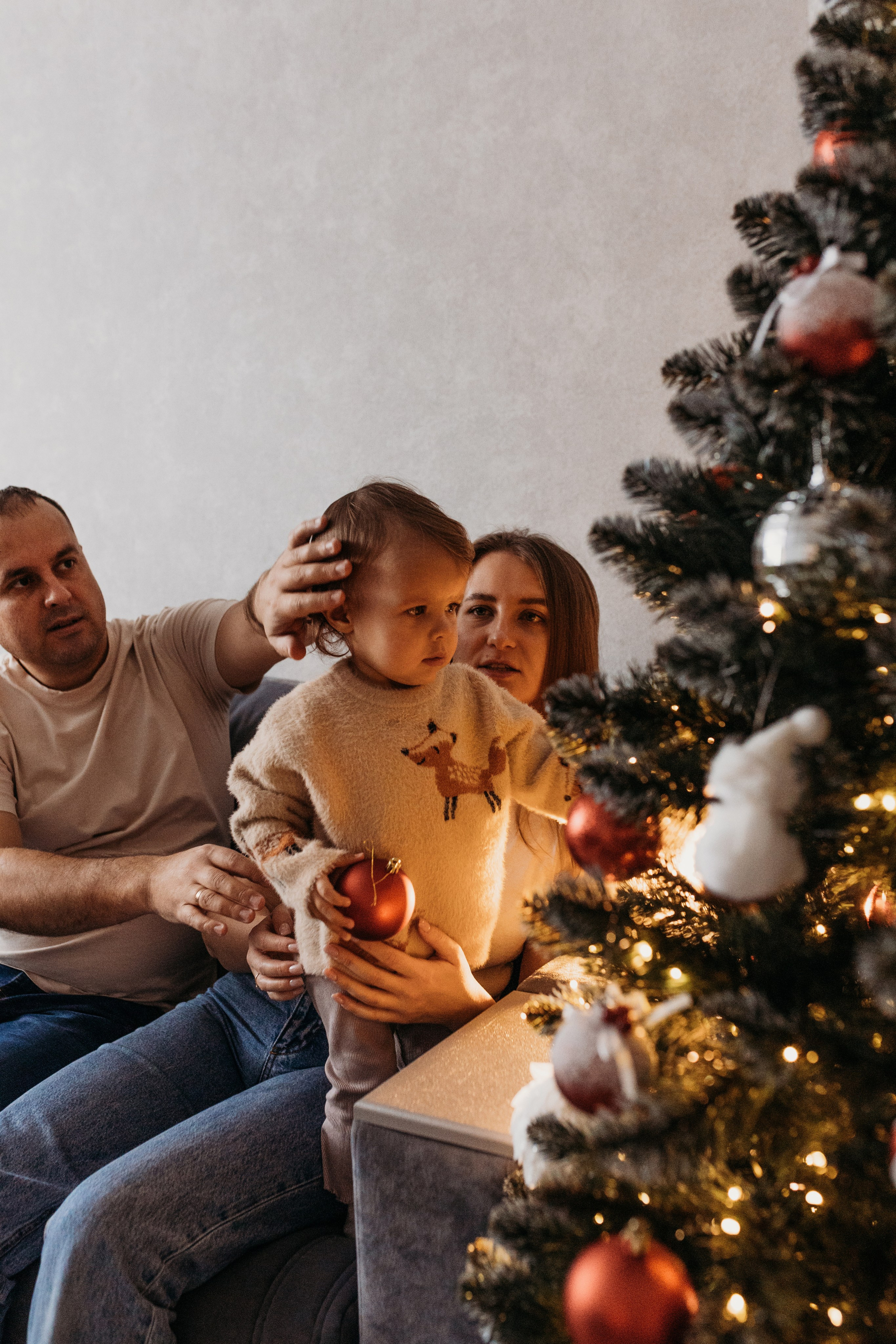 Домашняя новогодняя фотосессия. Фотограф новорожденных в г. Барнаул Ренпенинг Катерина