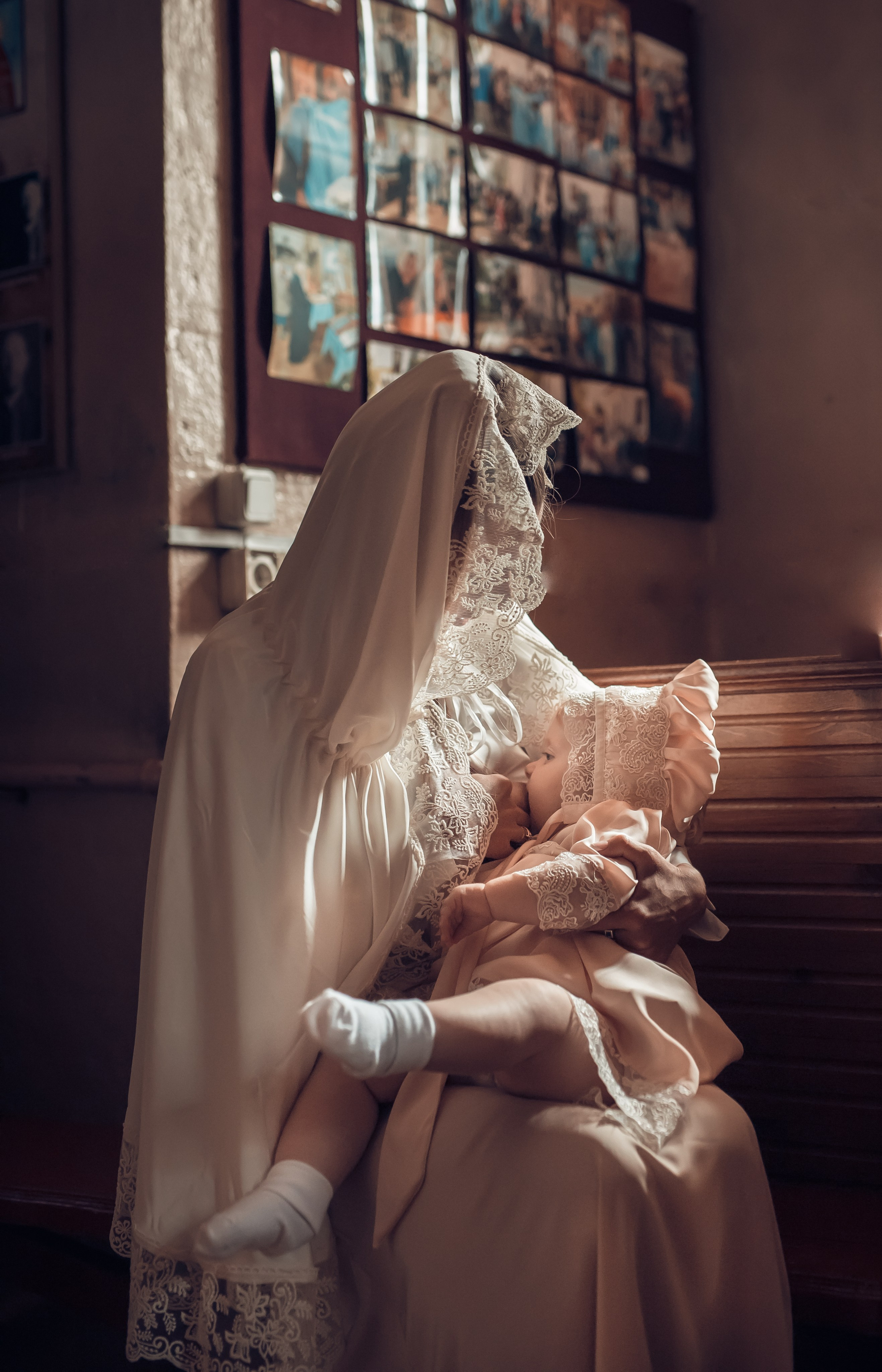 Крещение Аполлинарии в Успенском храме с. Шубино