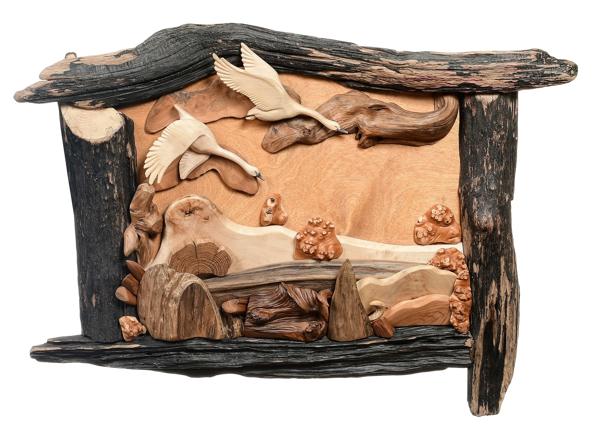 картина из дерева