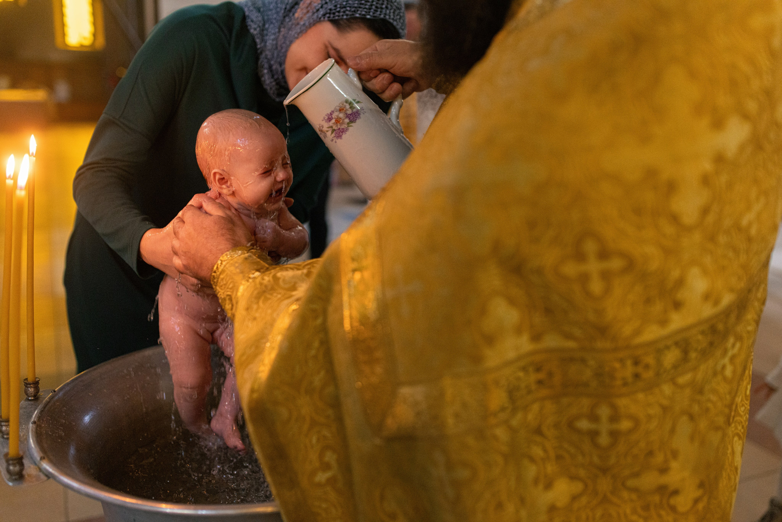 Крещение Алины. Дмитрий Шульгин, портретный фотограф в Воронеже