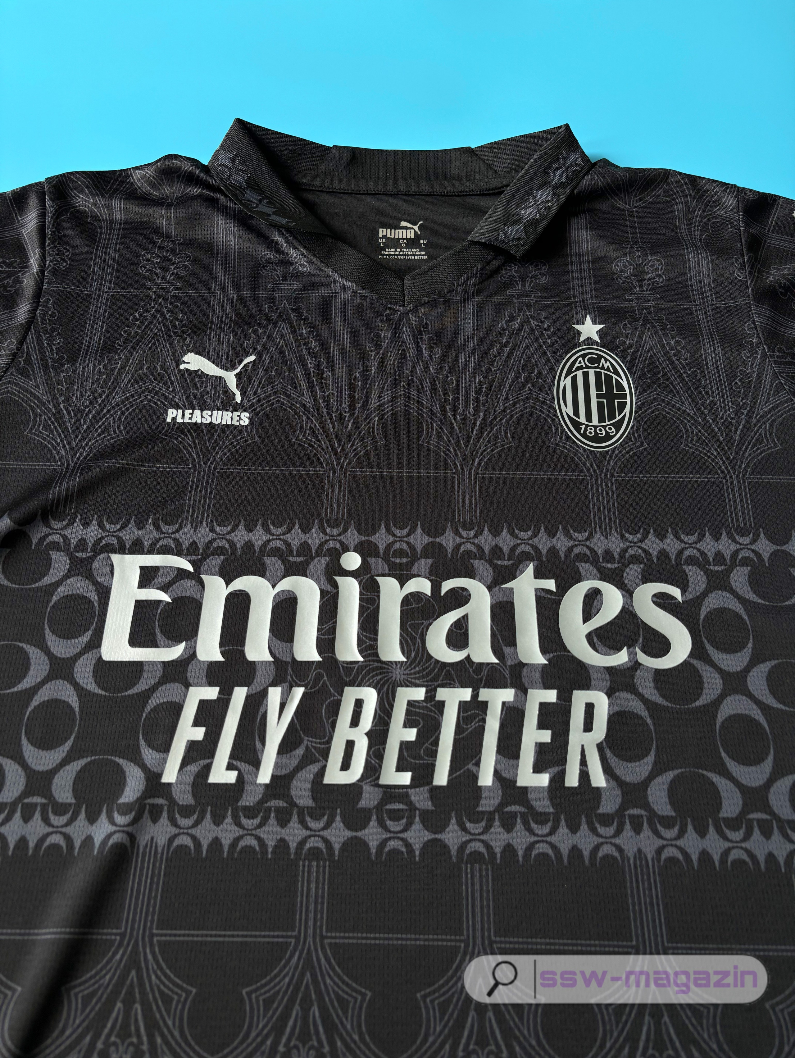 Футболка AC Milan Pleasures 2024-2025 купить. Футбольный магазин — ssw_magazin