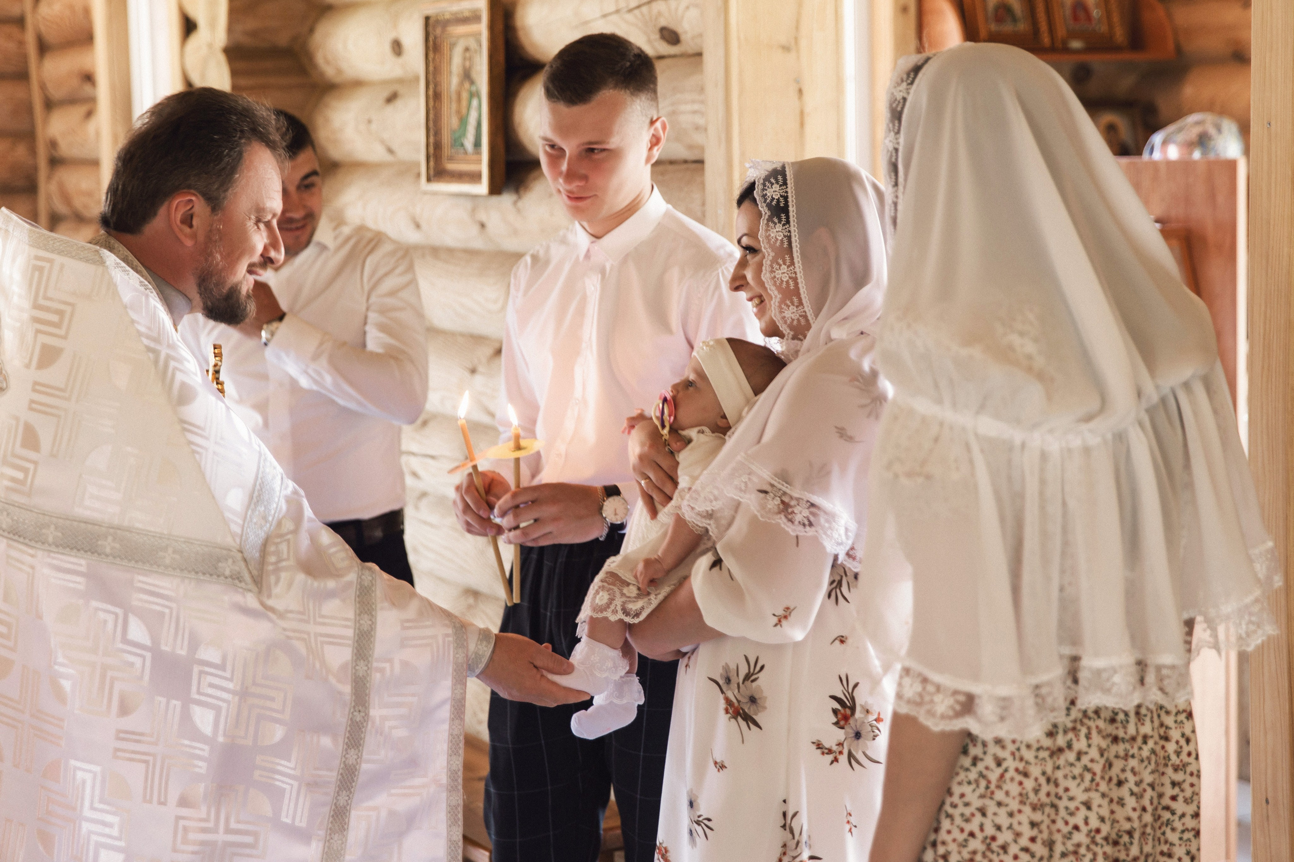 Фотосъемка церемонии крещения