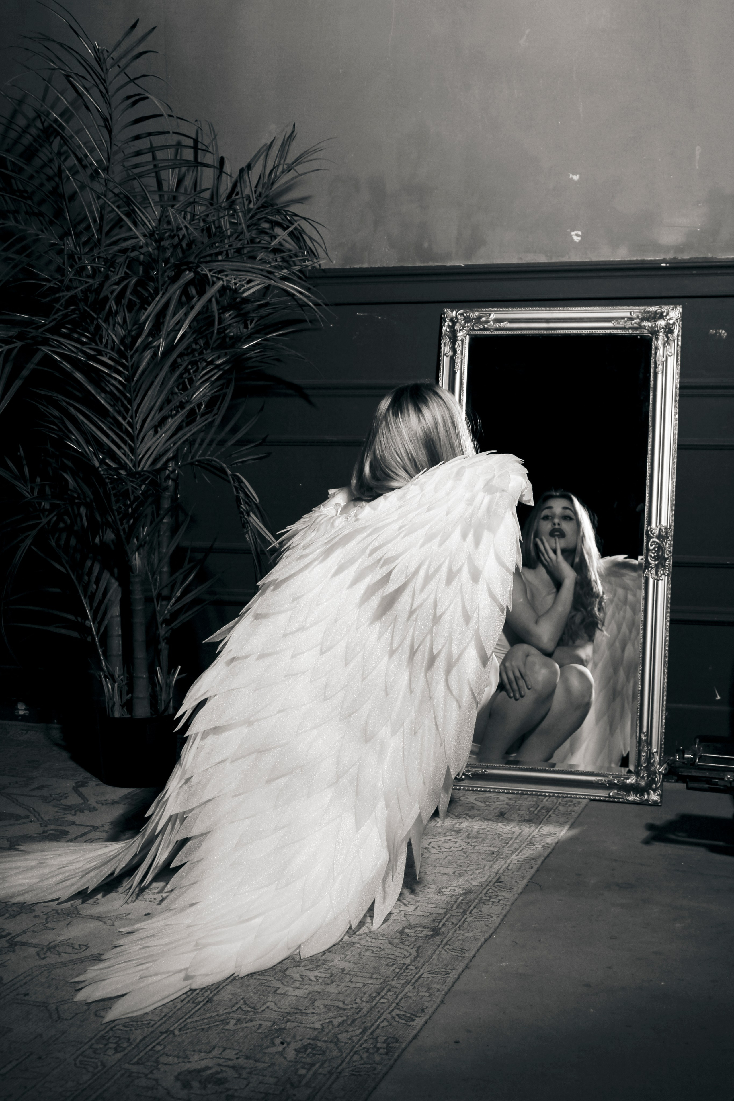 Фотосессия в стиле ангела