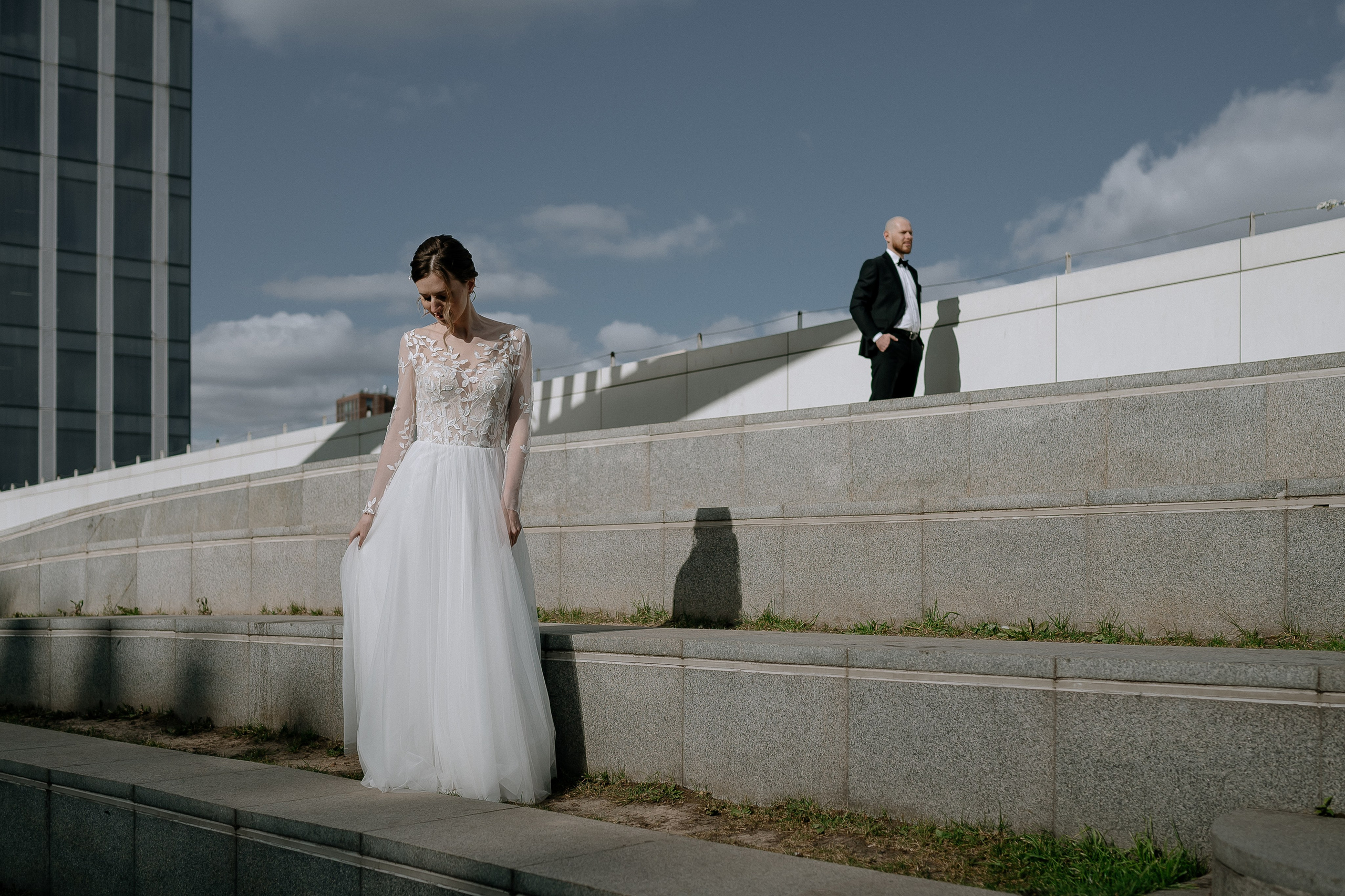 Свадебная фотосессия в Москва сити