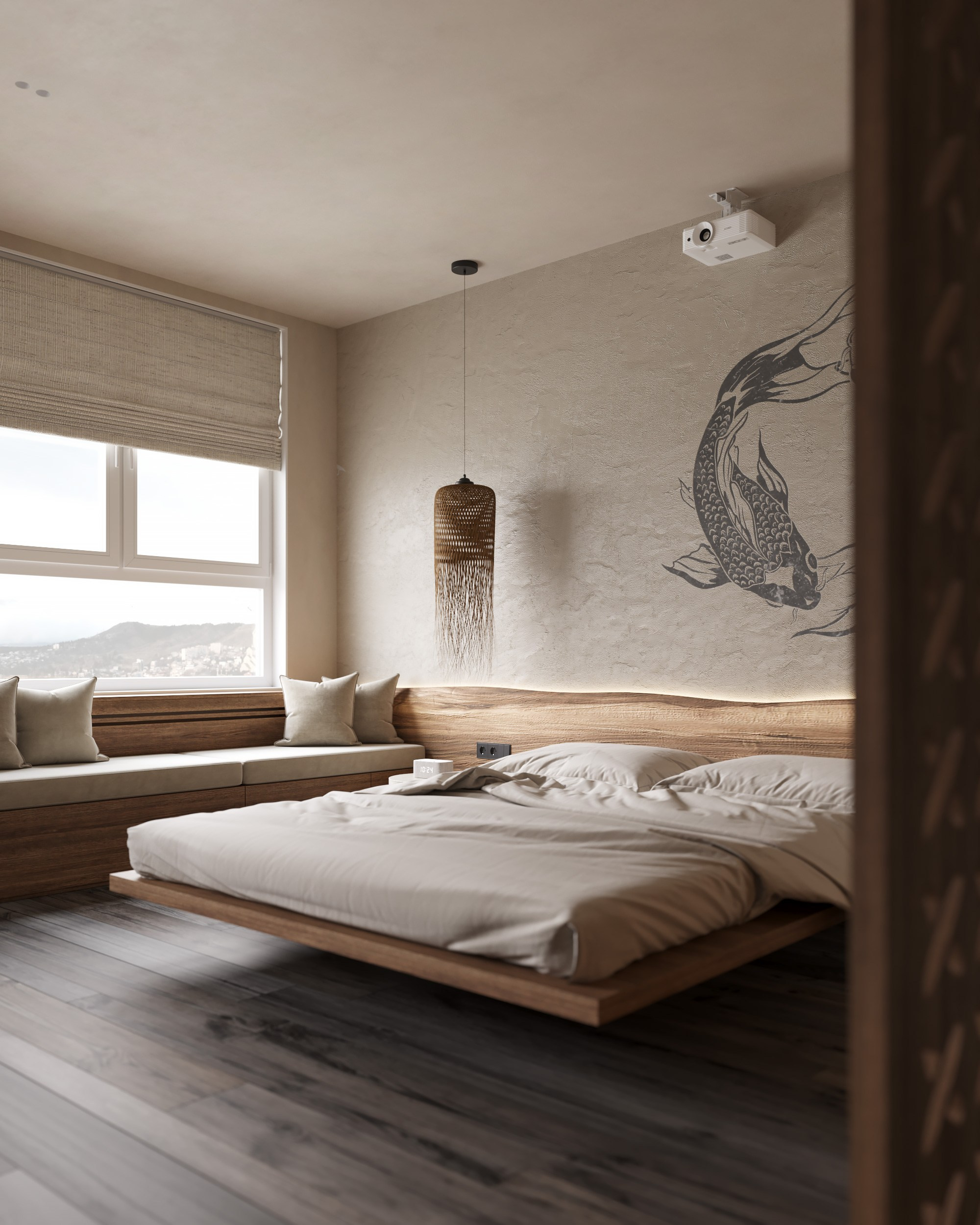 Woody Nature. Дизайн интерьера | 3D визуализация | Миланская Марина