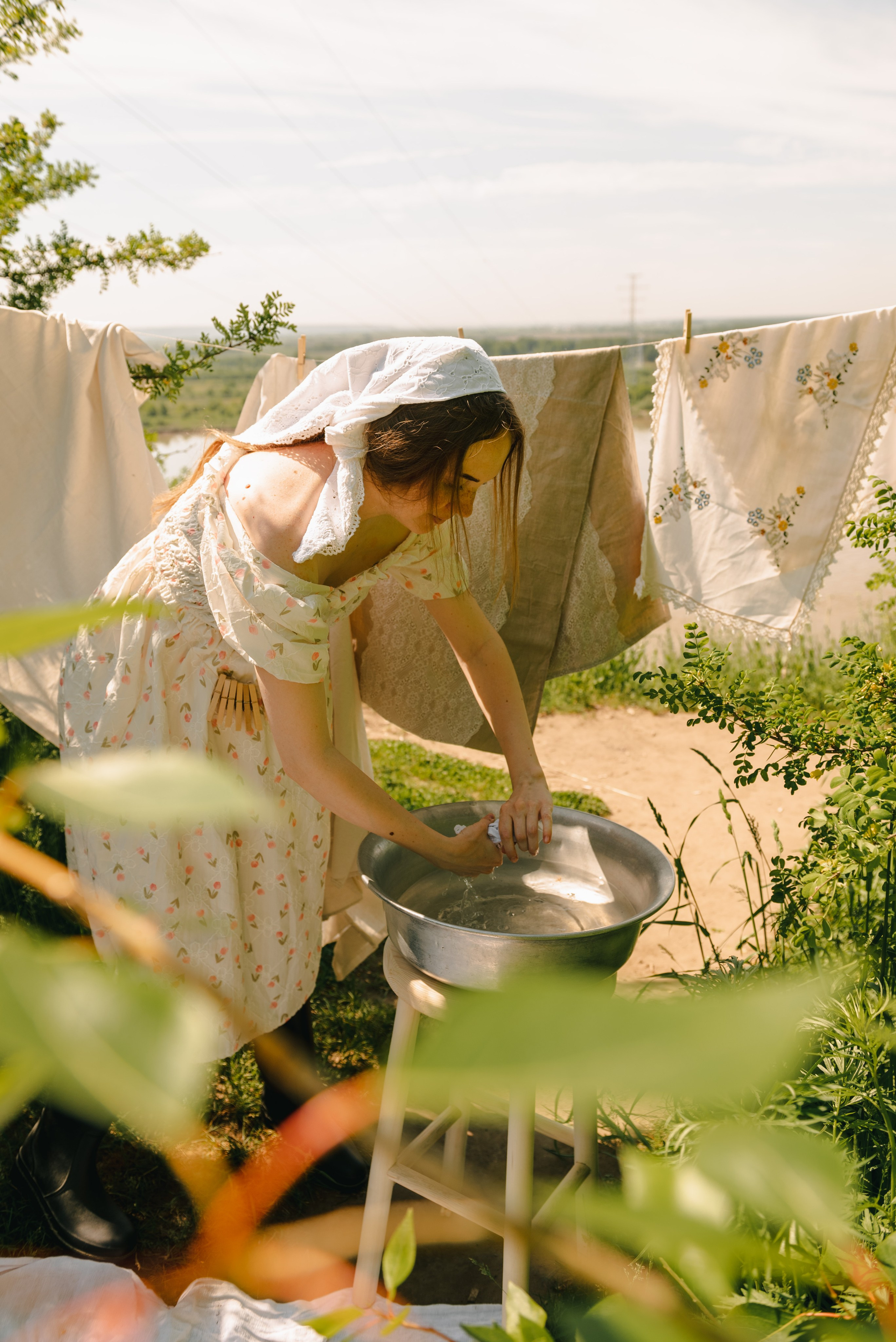 Стирка в глубинке. Фотограф в Томске Мария Март