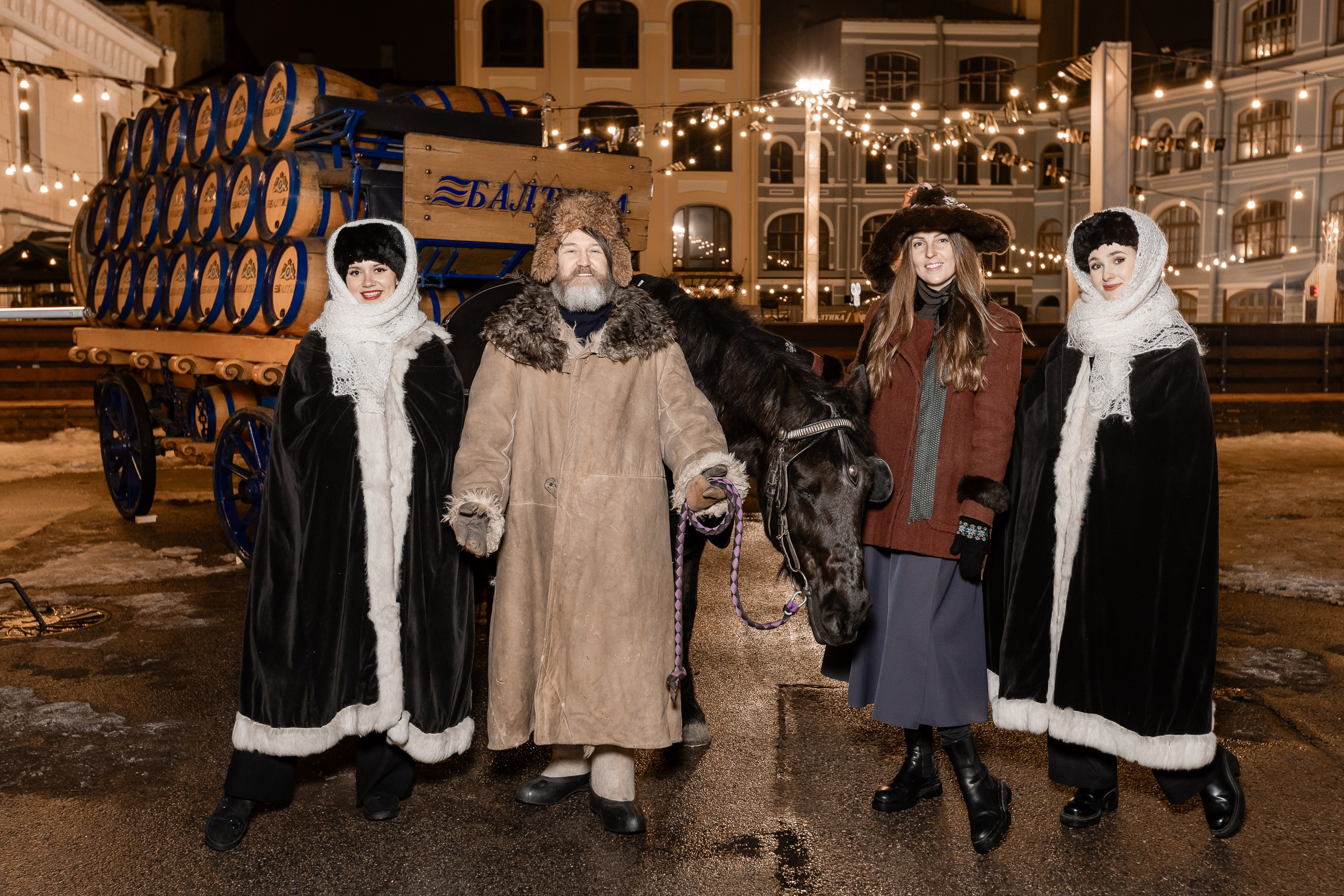 Репортажная фотосъемка с Имперских катаний от компании Балтика. Фотограф в Санкт-Петербурге — Сергей Петров