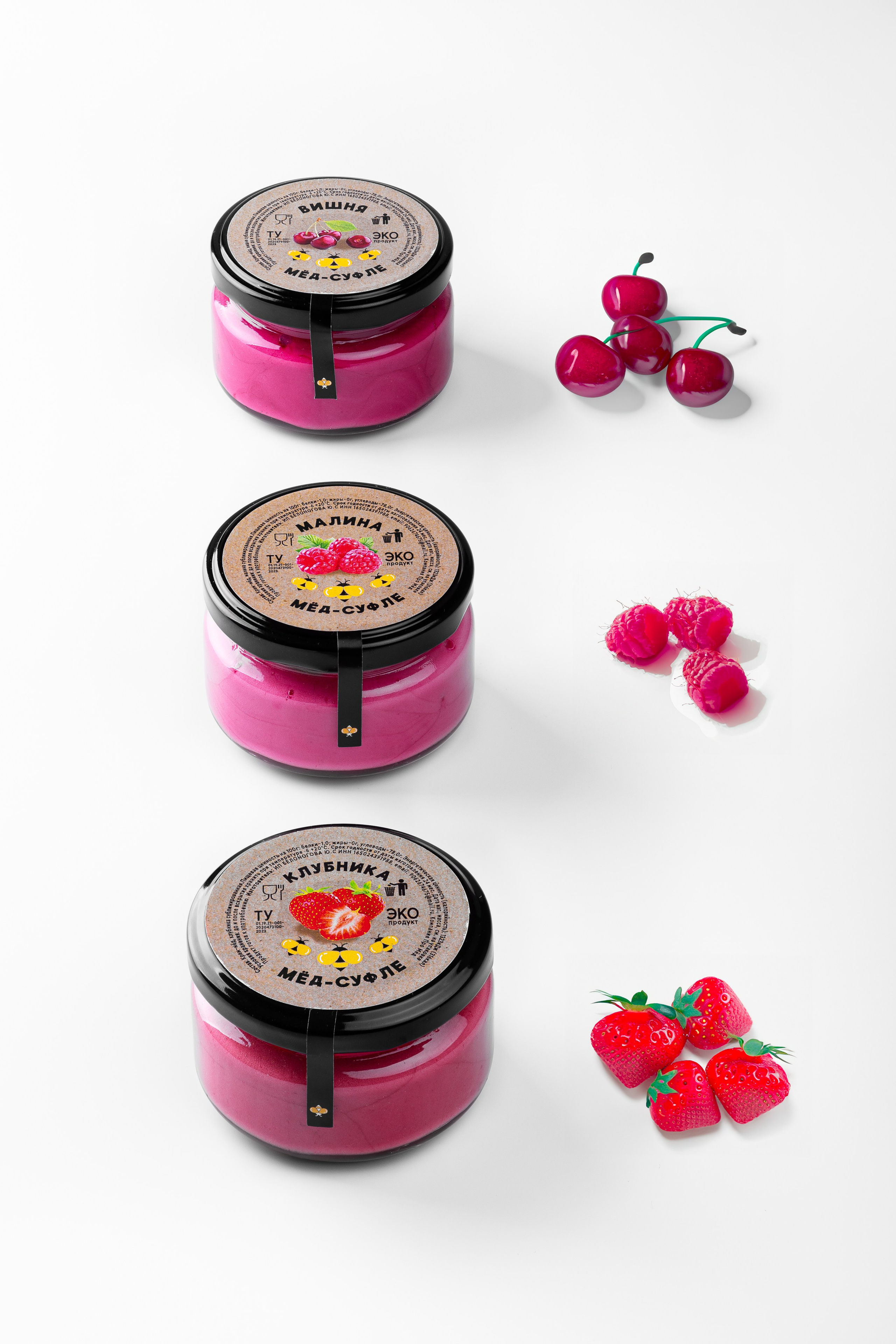 Наборы меда-суфле для маркетплейсов. Предметный и фуд-фотограф Лариса Андреева г. Набережные Челны