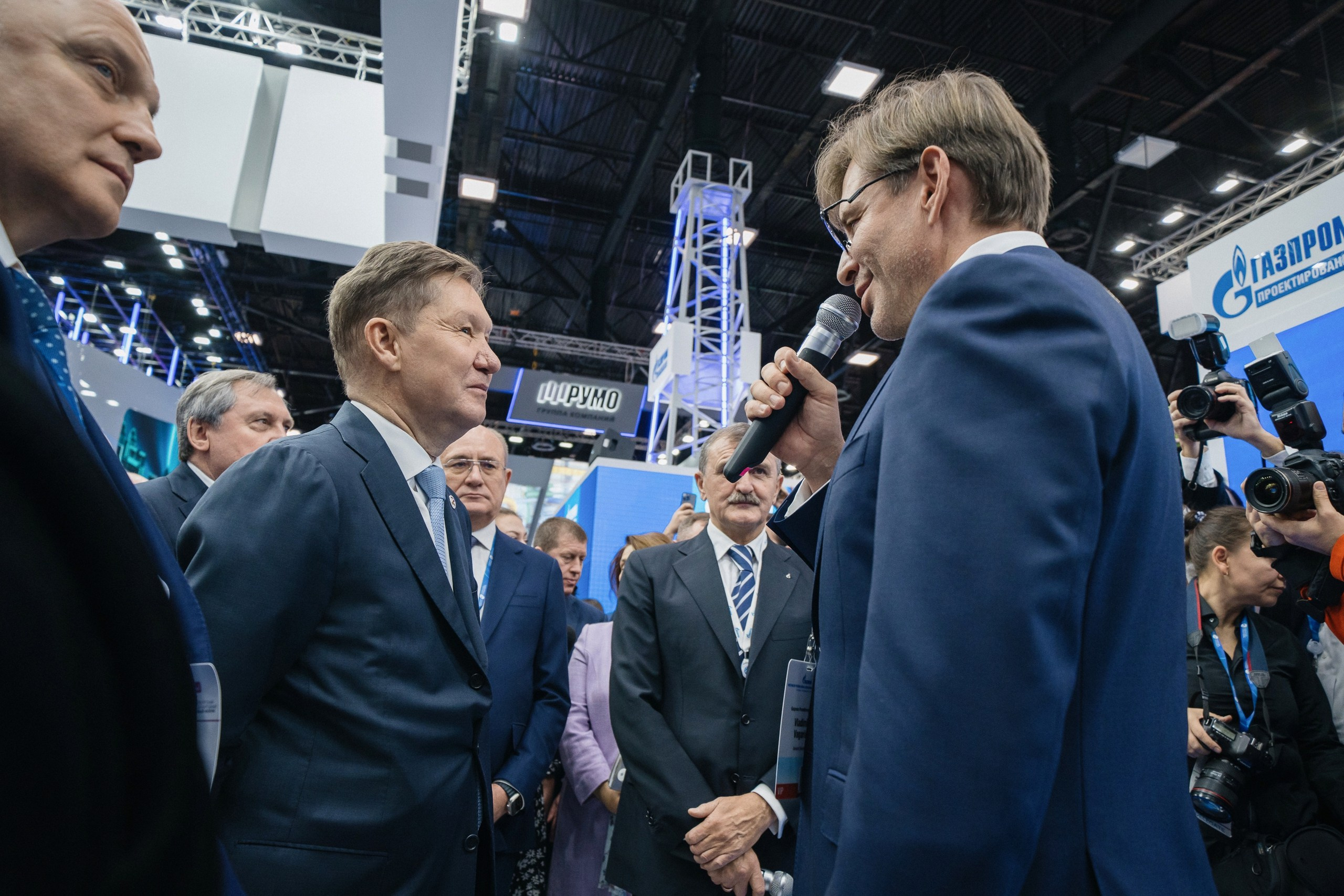 Alexey Miller (Gazprom) at the St. Petersburg International Gas Forum. Svyatoslav Bunkov | photographer