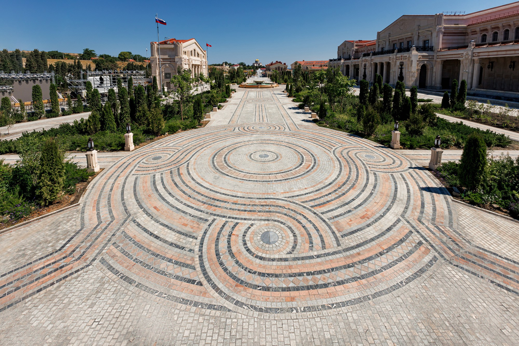 Новый Херсонес в Севастополе, гранитная облицовка Росгранит. Свадебный фотограф, фотосъемка в Крыму, Севастополе, Симферополе, Ялте