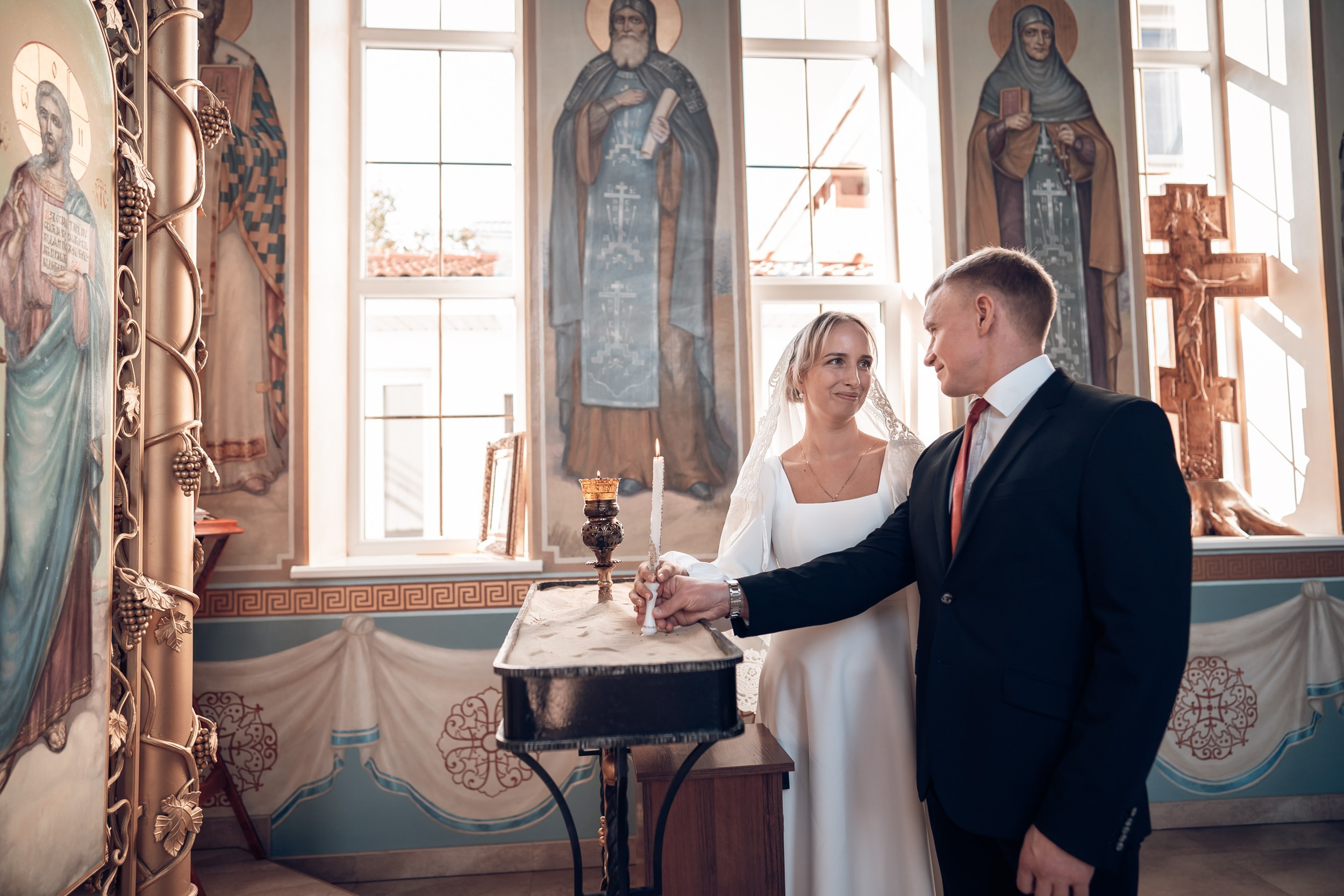 Венчание в храме ап.Андрея Первозванного Севастополь. Церковный фотограф Севастополь