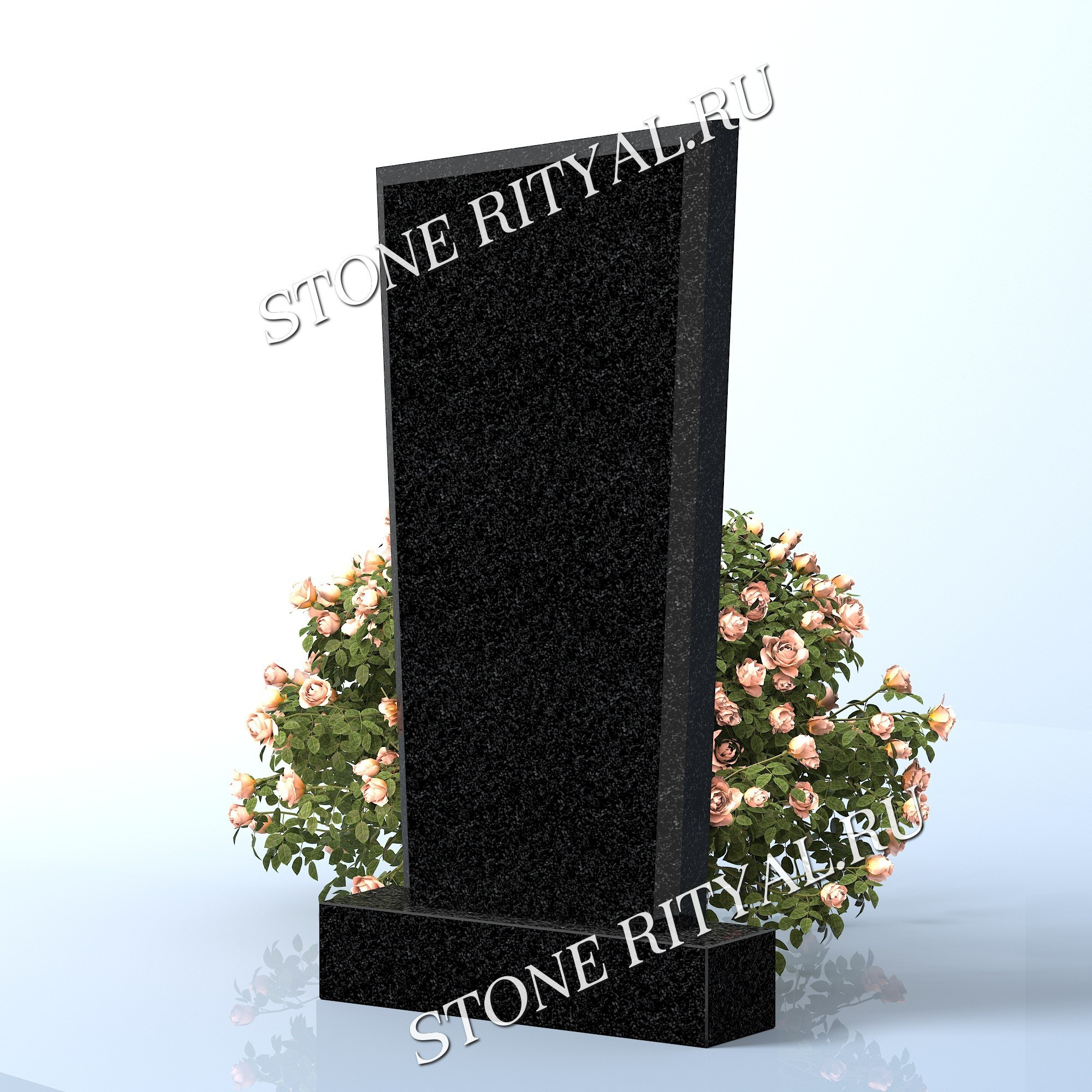 Вертикальные памятники прямые. Изготовление и установка памятников в Москве и МО