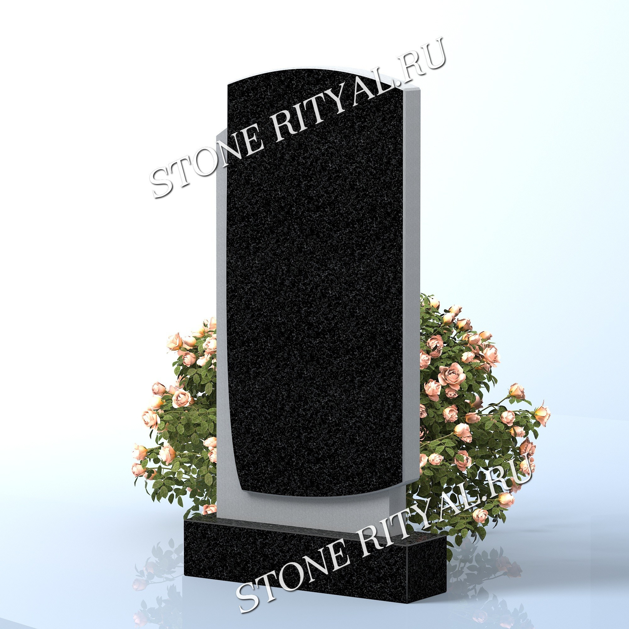 Вертикальные памятники прямые. Изготовление и установка памятников в Москве и МО