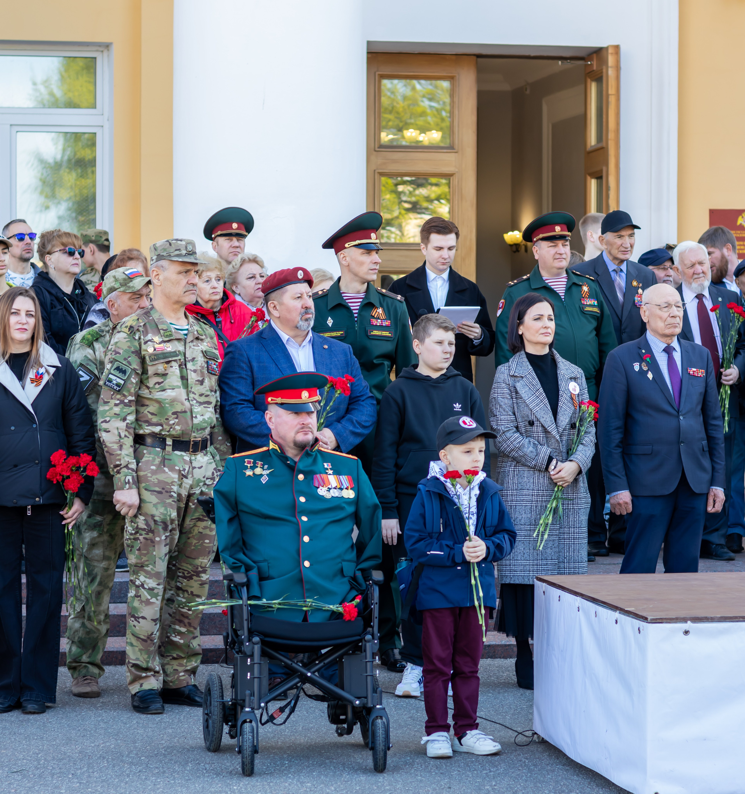 Сирень Победы Всероссийская Патриотическая акция, посвящённая дню Победы  Дивизия Дзержинского Балашиха торжественная часть