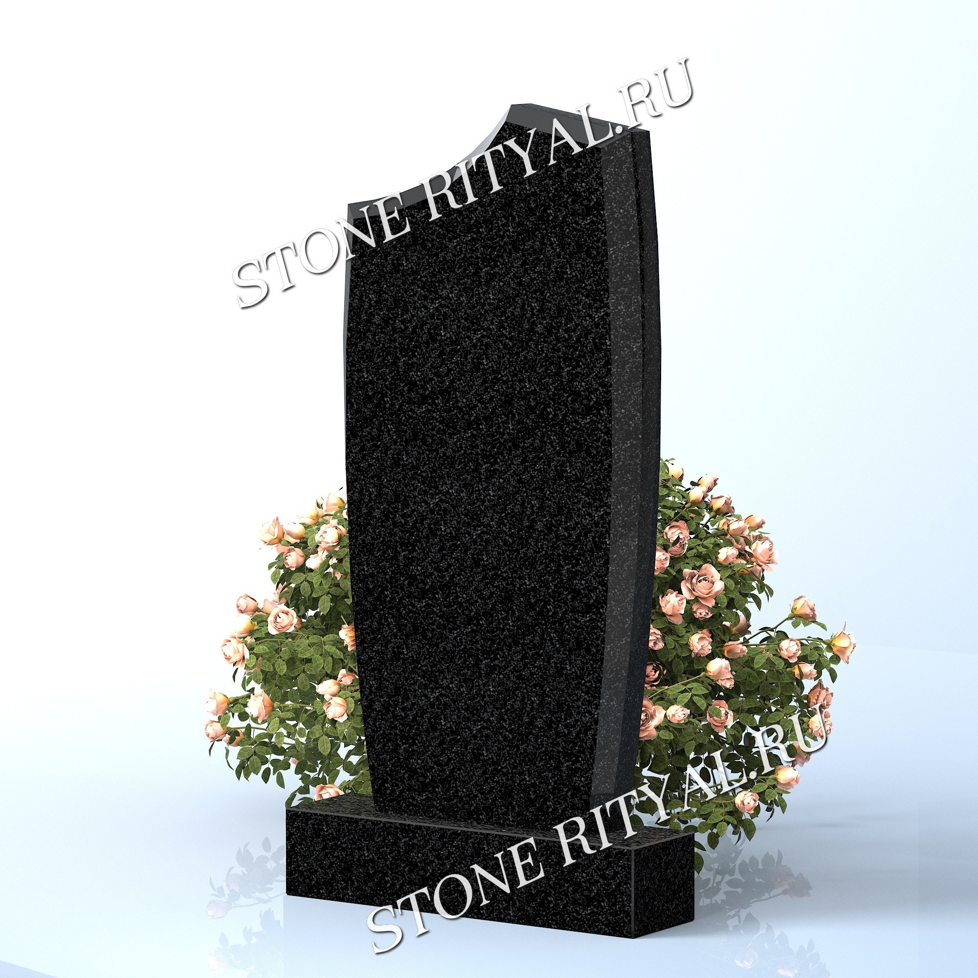 Вертикальные памятники прямые. Изготовление и установка памятников в Москве и МО