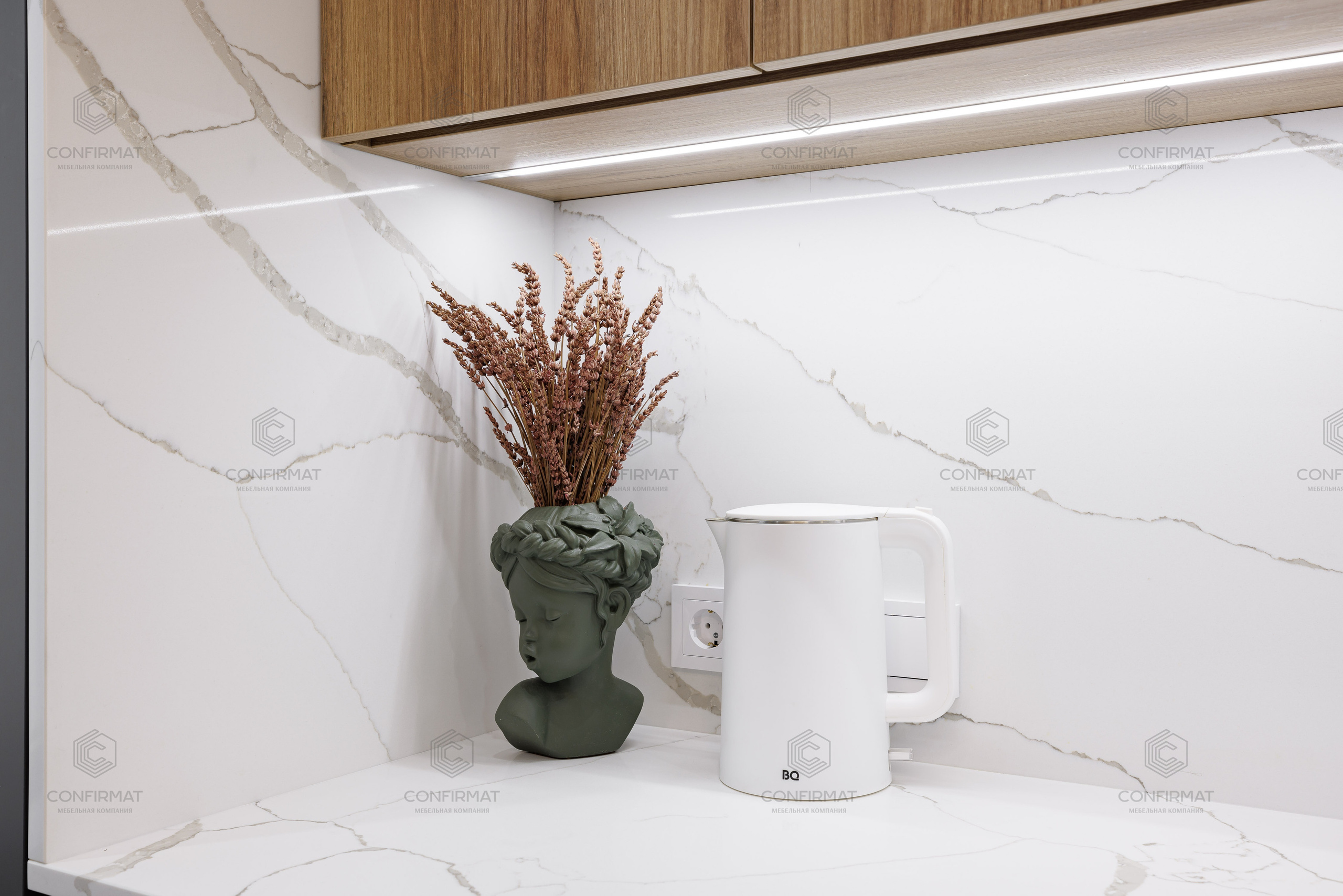 высокая кухня confirmat мебель на заказ конфирмат