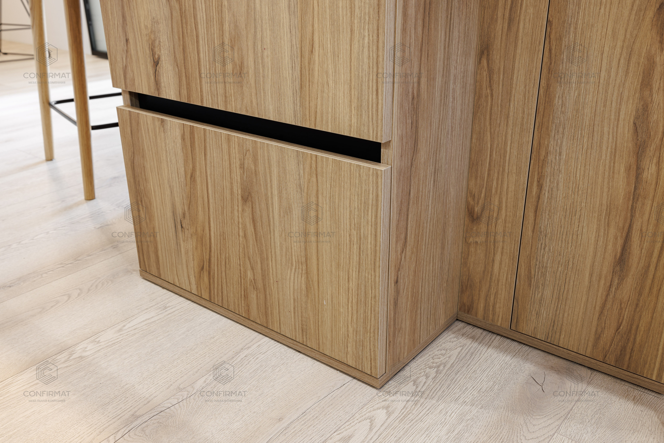 высокая кухня confirmat мебель на заказ конфирмат