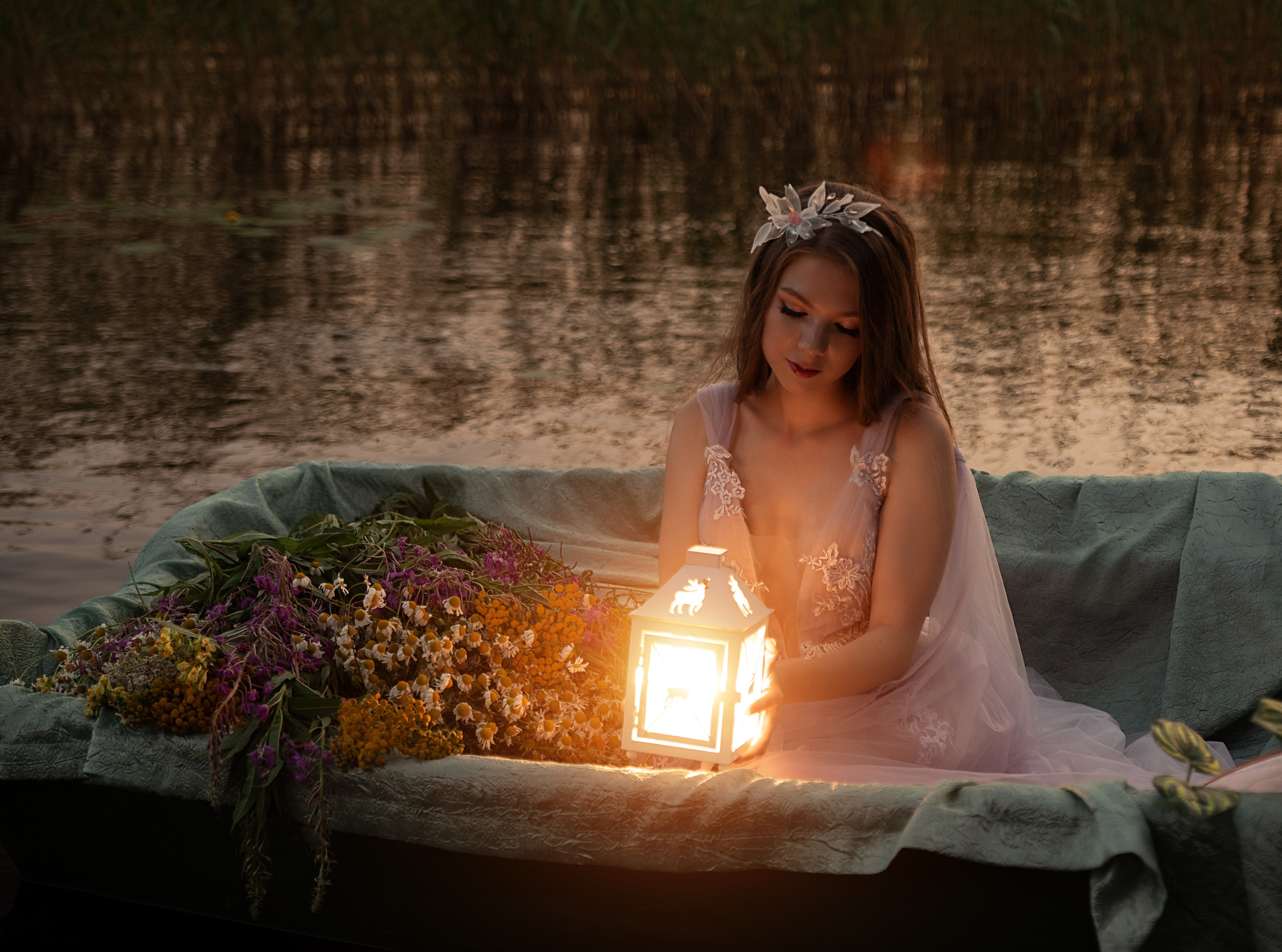 Проект «Лодка с цветами». Фотограф в Петрозаводске BellaDonna