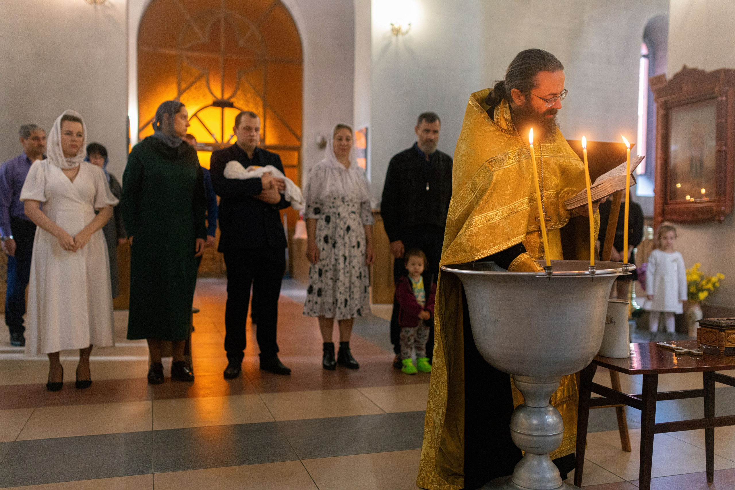 Крещение Алины. Дмитрий Шульгин, портретный фотограф в Воронеже