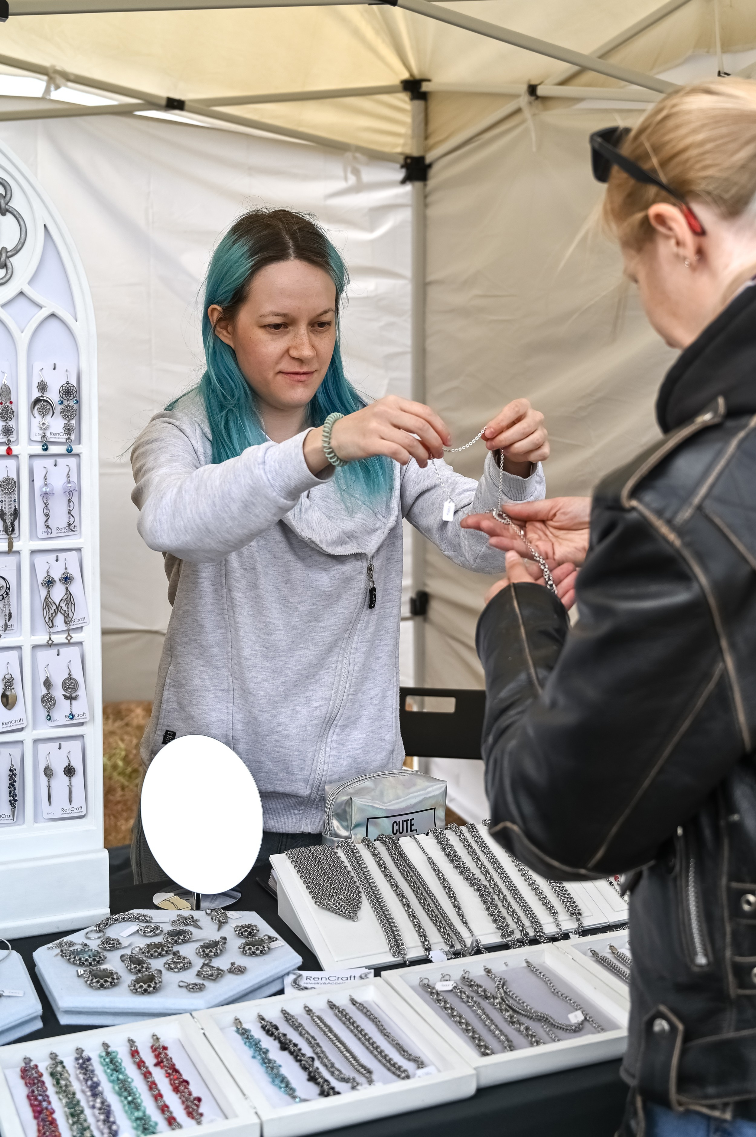 Кольчужные украшения от бренда RenCraft на фестивале средневекового боя