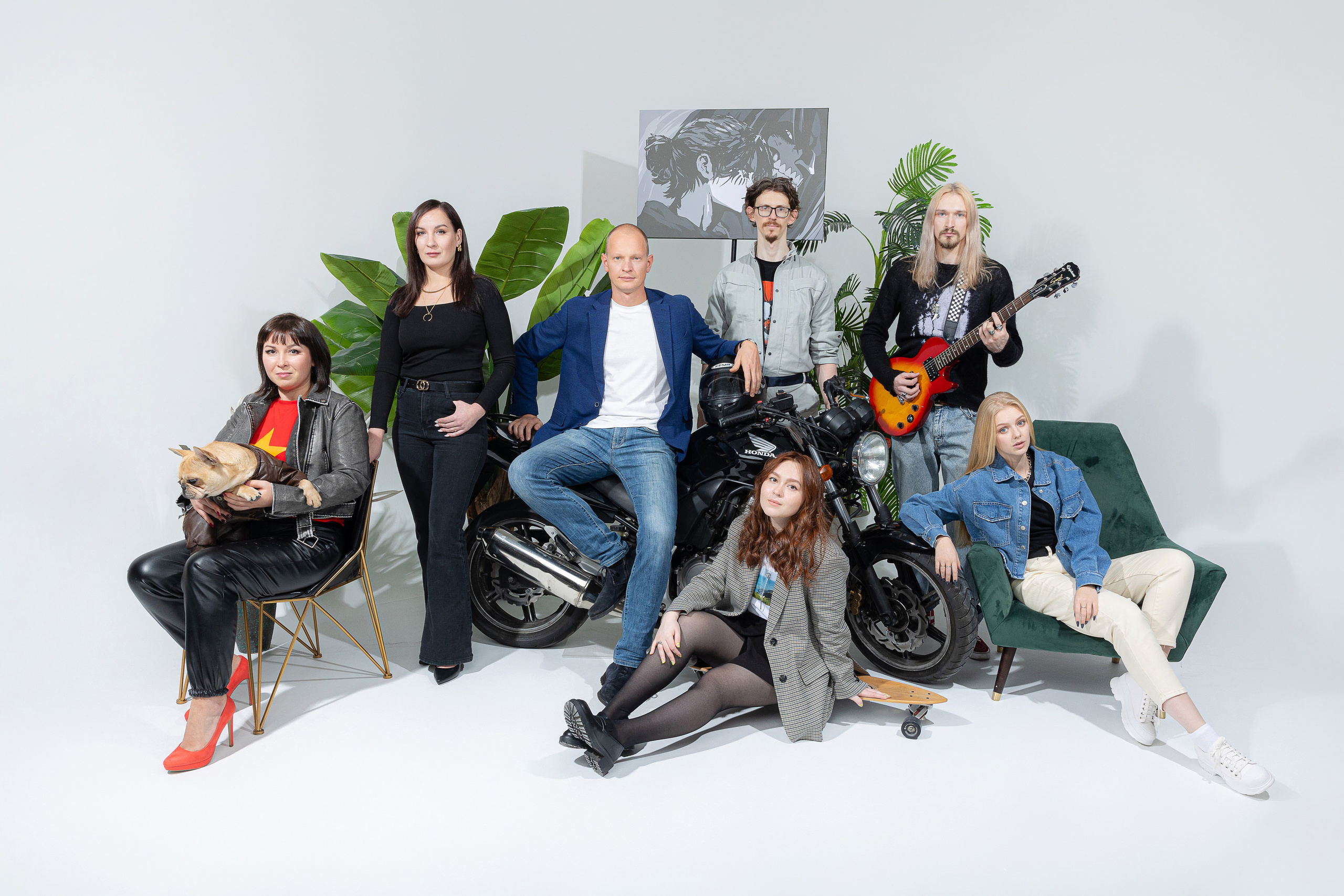 Командная фотосессия для ICU | Креативные портреты сотрудников