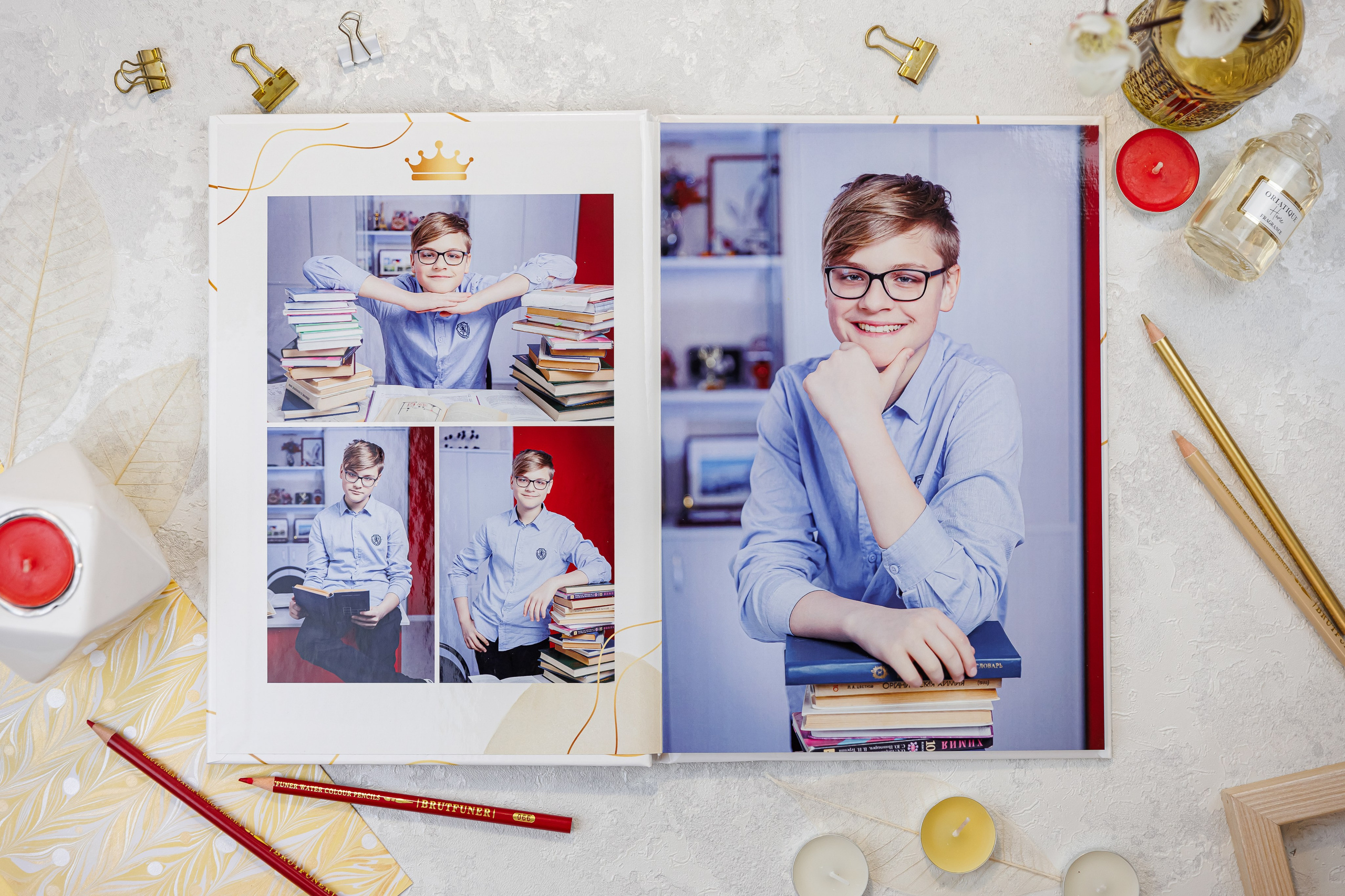 Выпускные альбомы общая информация. Семейный и детский фотограф Комина Елена, Власиха, Одинцово