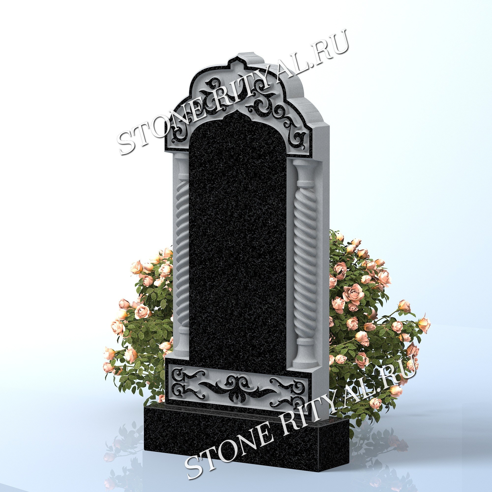 Вертикальные памятники фигурные. Изготовление и установка памятников в Москве и МО