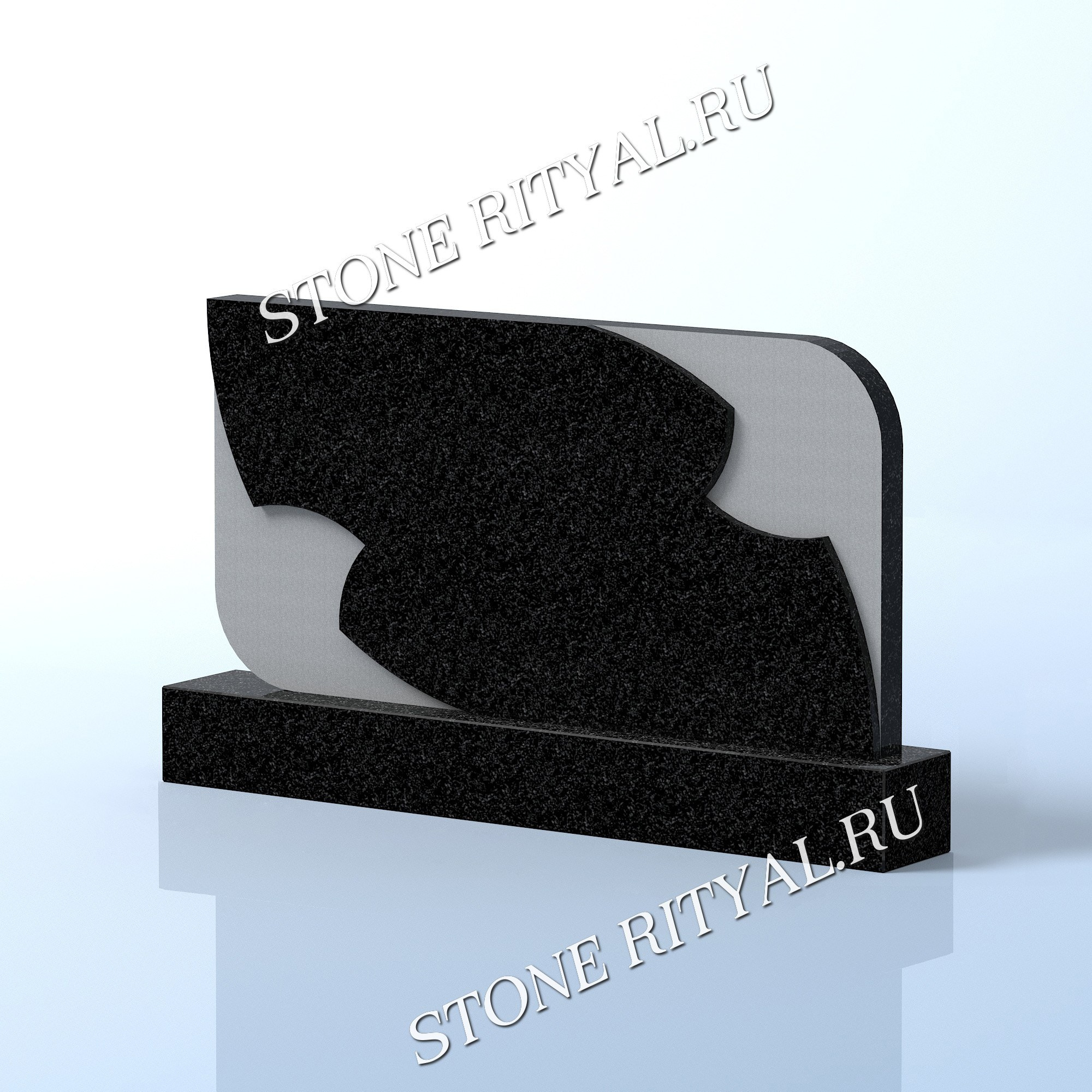 Горизонтальные памятники. Изготовление и установка памятников в Москве и МО